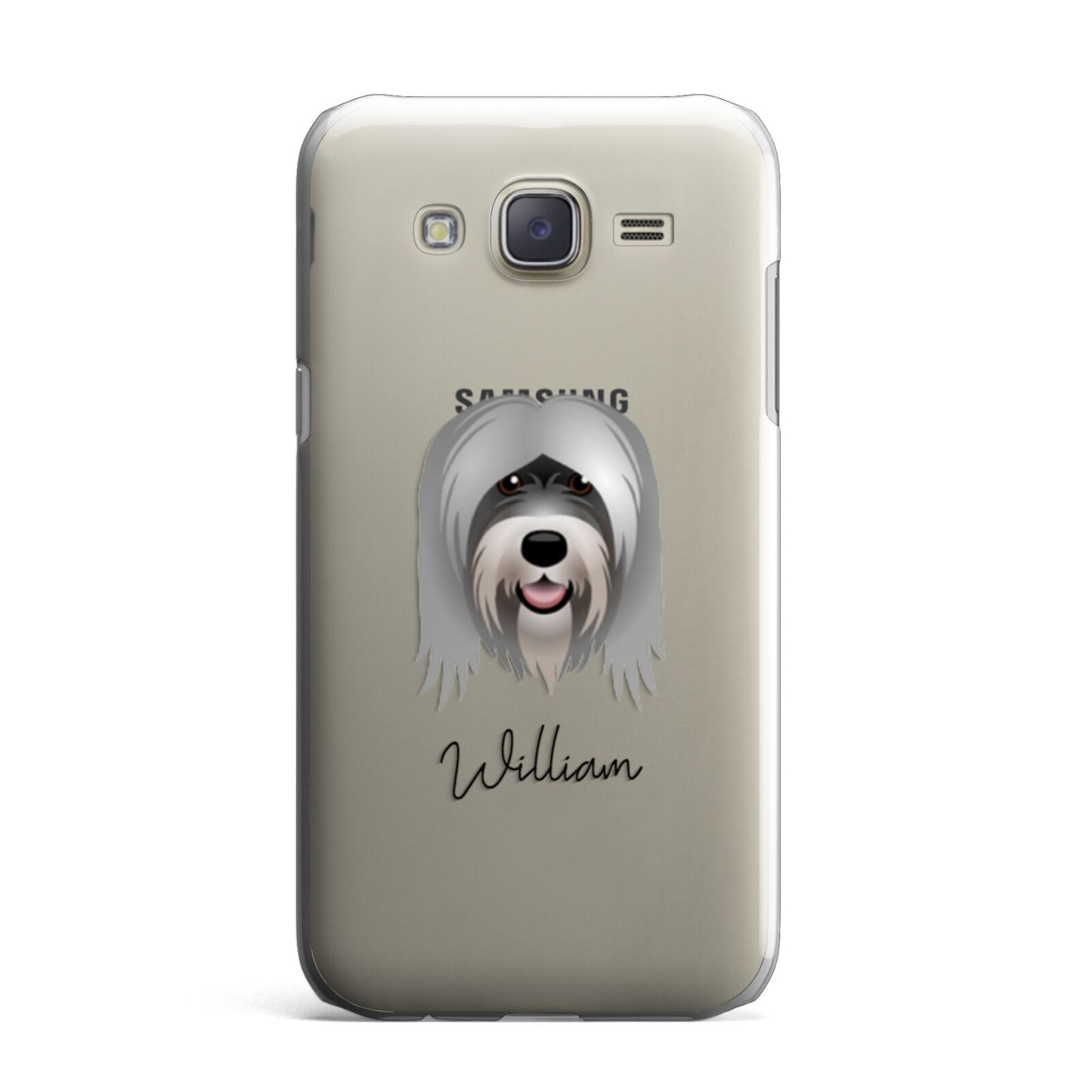 Tibetan Terrier Personalised Samsung Galaxy J7 Case