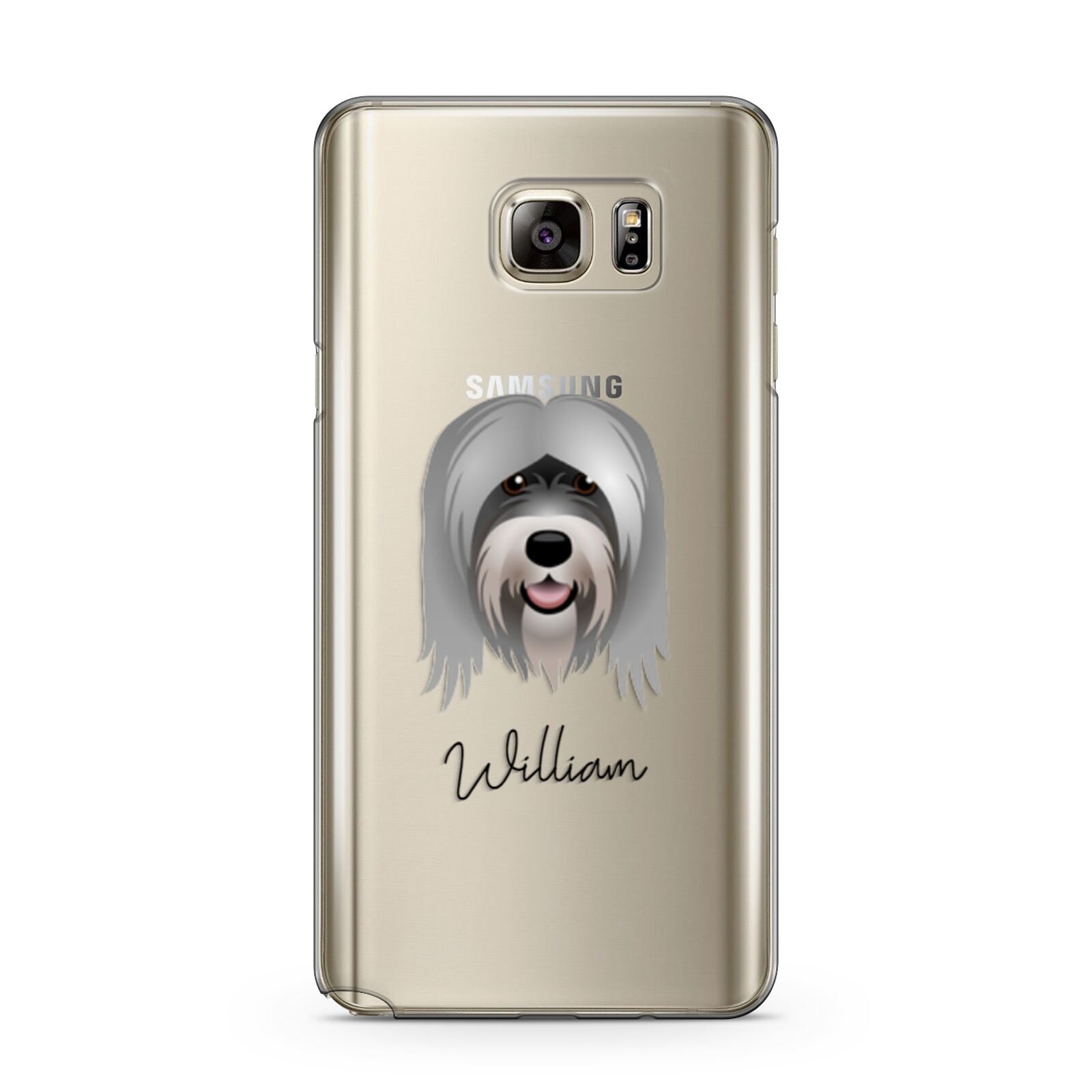 Tibetan Terrier Personalised Samsung Galaxy Note 5 Case