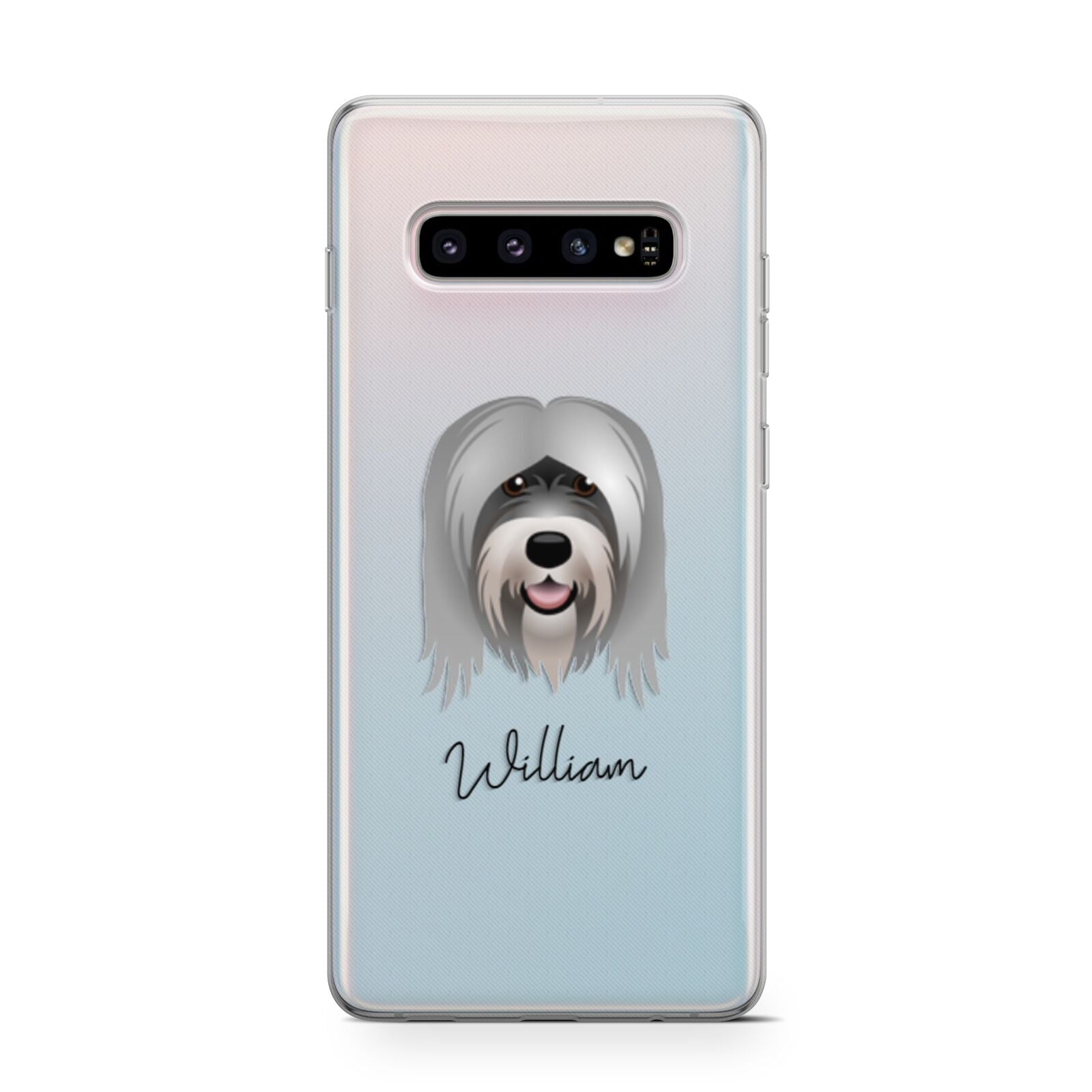 Tibetan Terrier Personalised Samsung Galaxy S10 Case