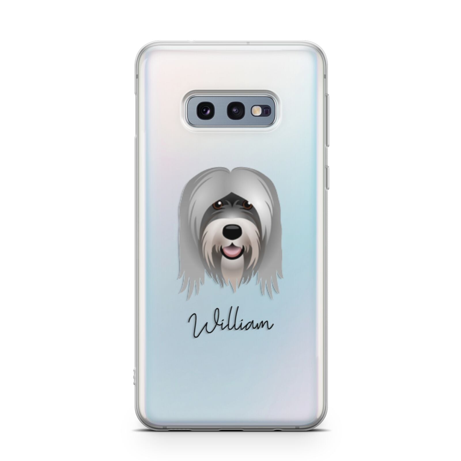 Tibetan Terrier Personalised Samsung Galaxy S10E Case