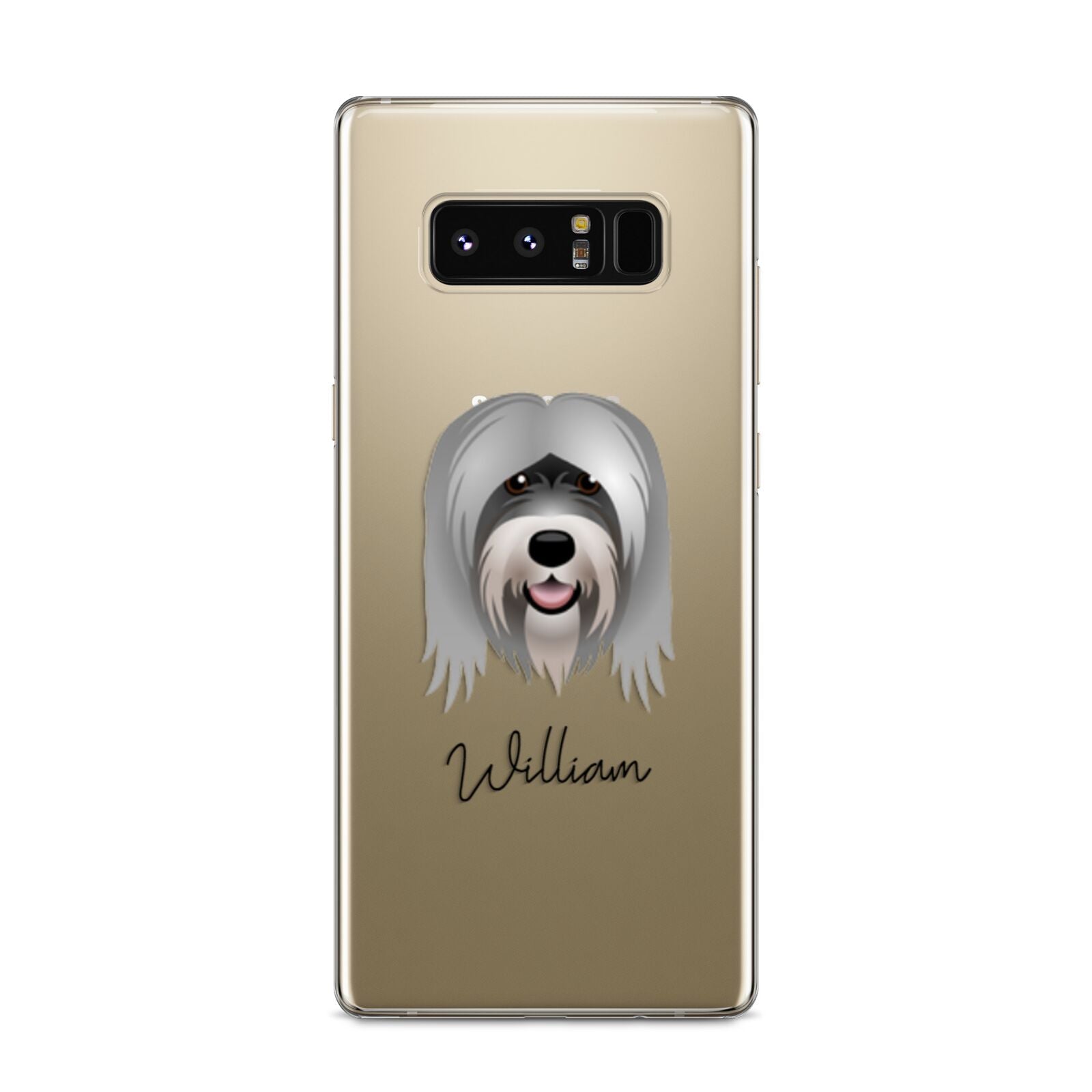 Tibetan Terrier Personalised Samsung Galaxy S8 Case