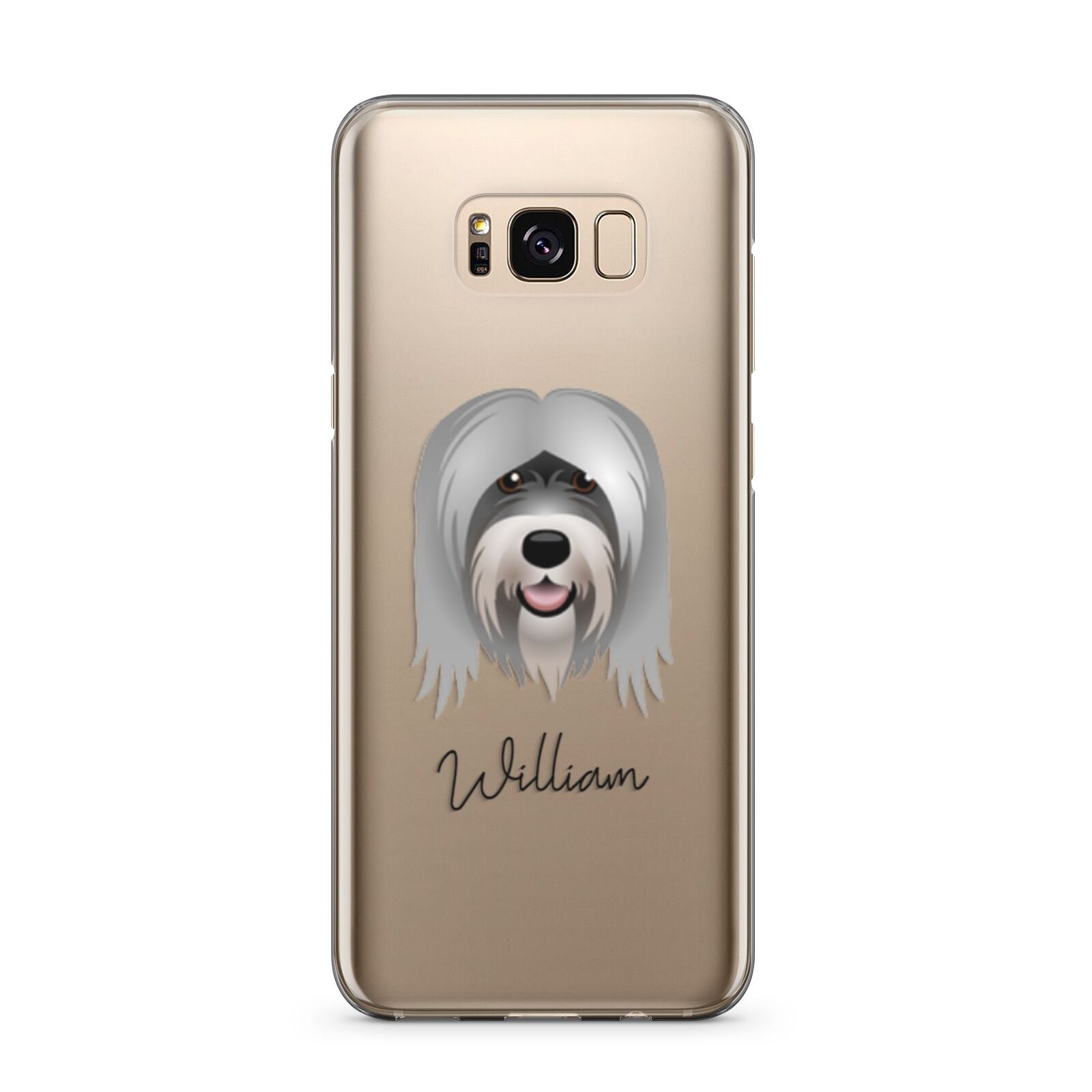 Tibetan Terrier Personalised Samsung Galaxy S8 Plus Case