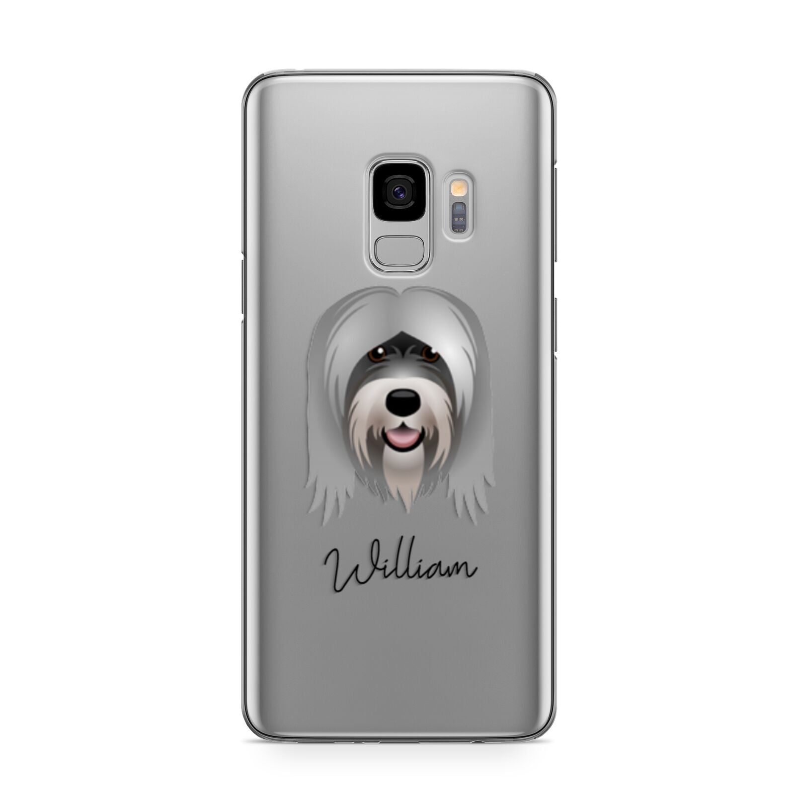 Tibetan Terrier Personalised Samsung Galaxy S9 Case