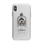 Tibetan Terrier Personalised iPhone X Bumper Case on Silver iPhone Alternative Image 1