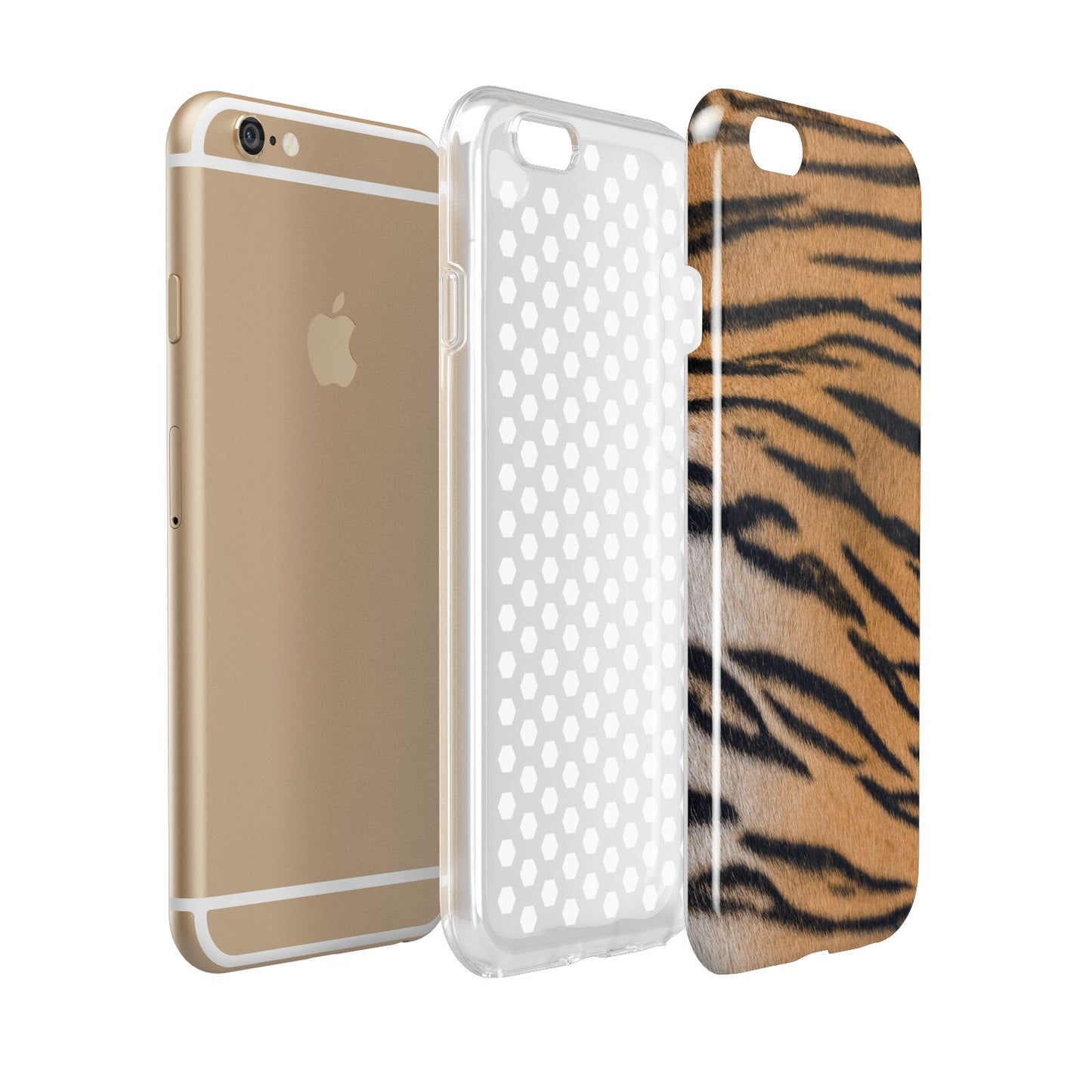 Tiger Print Apple iPhone 6 3D Tough Case Expanded view