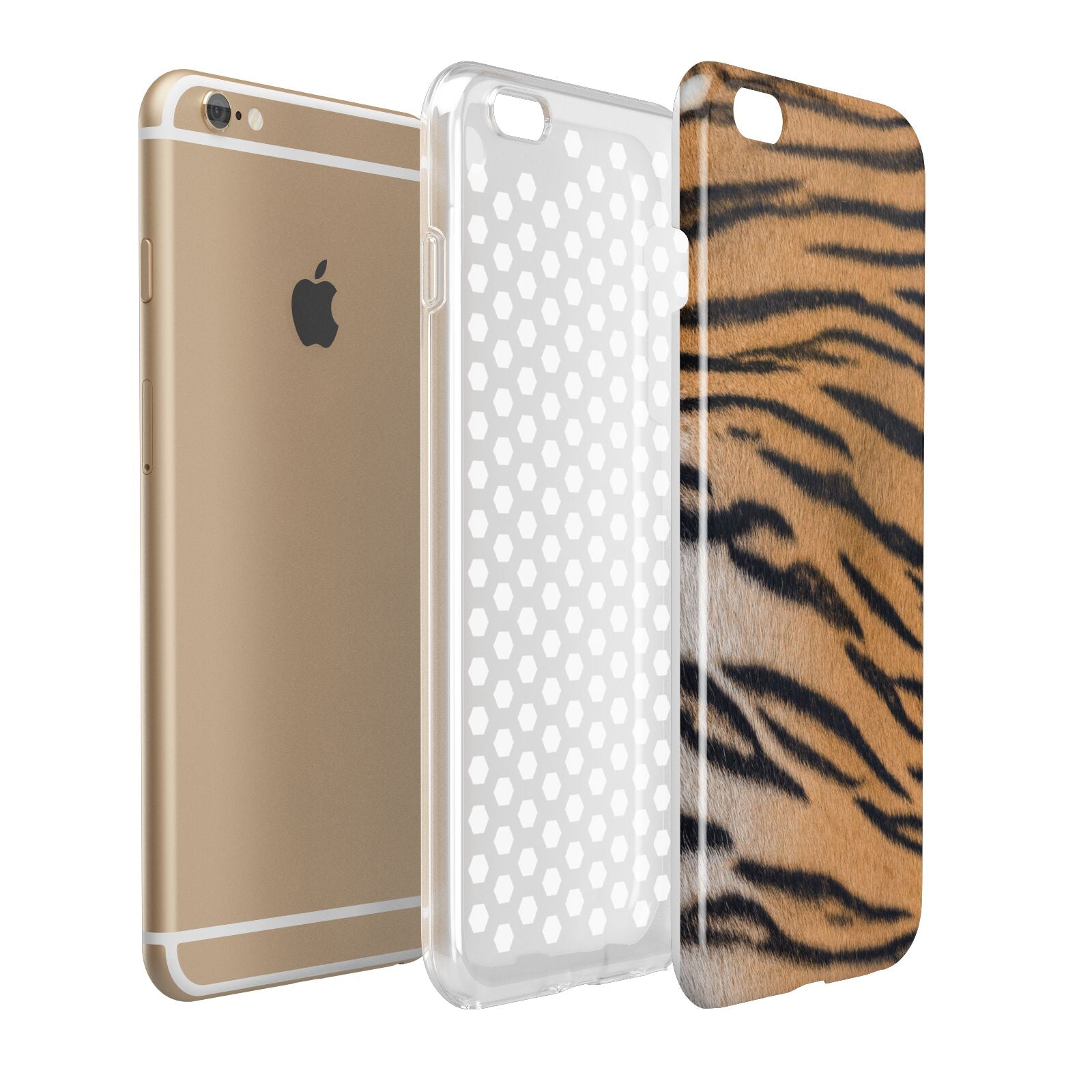 Tiger Print Apple iPhone 6 Plus 3D Tough Case Expand Detail Image