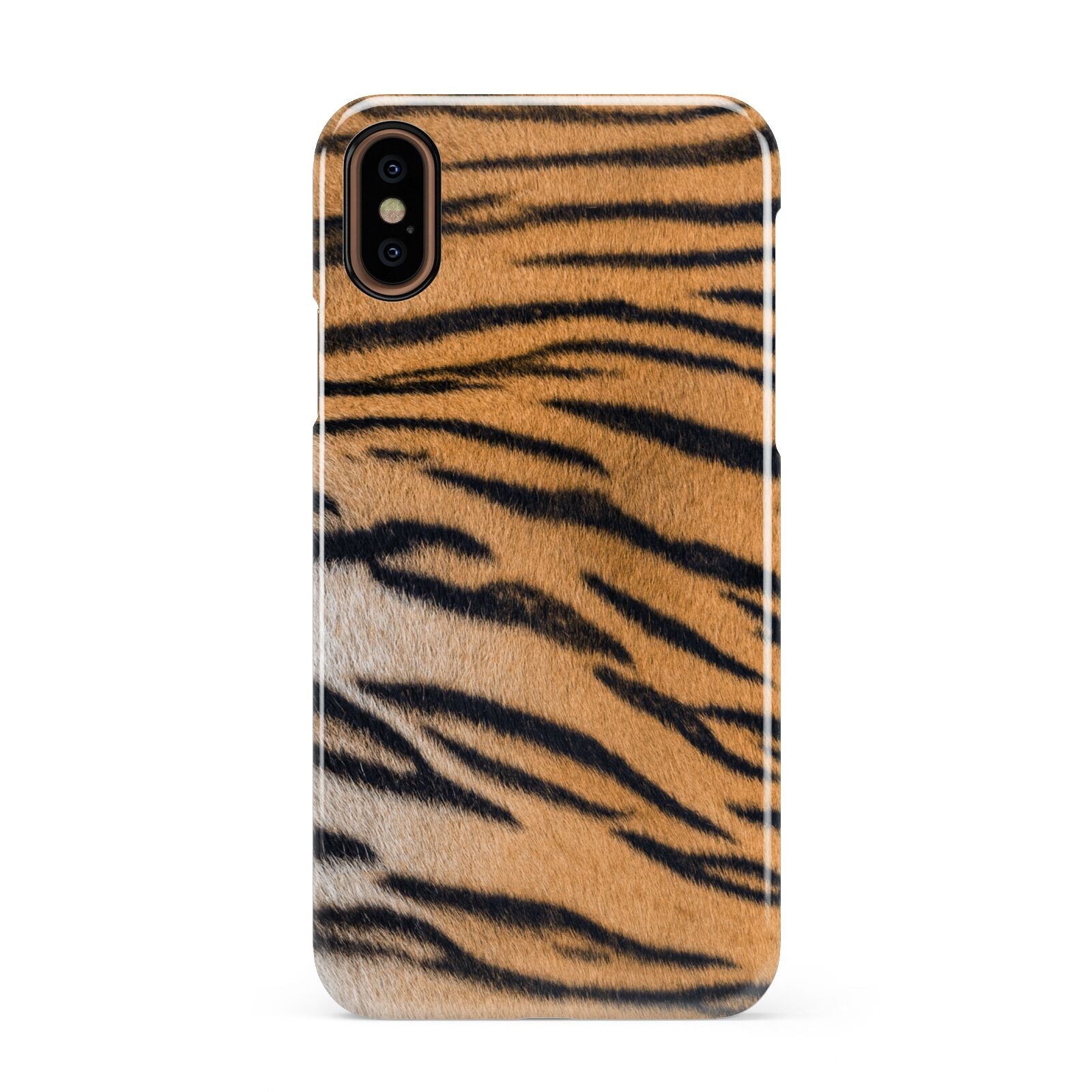 Tiger Print Apple iPhone XS 3D Snap Case