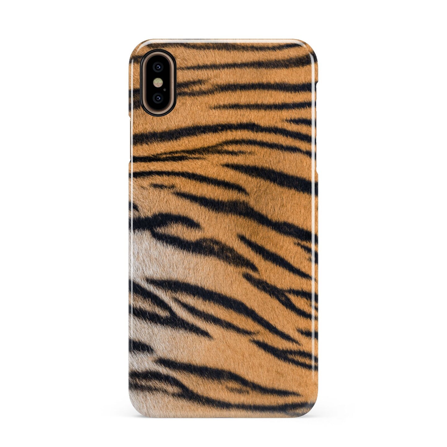 Tiger Print Apple iPhone Xs Max 3D Snap Case