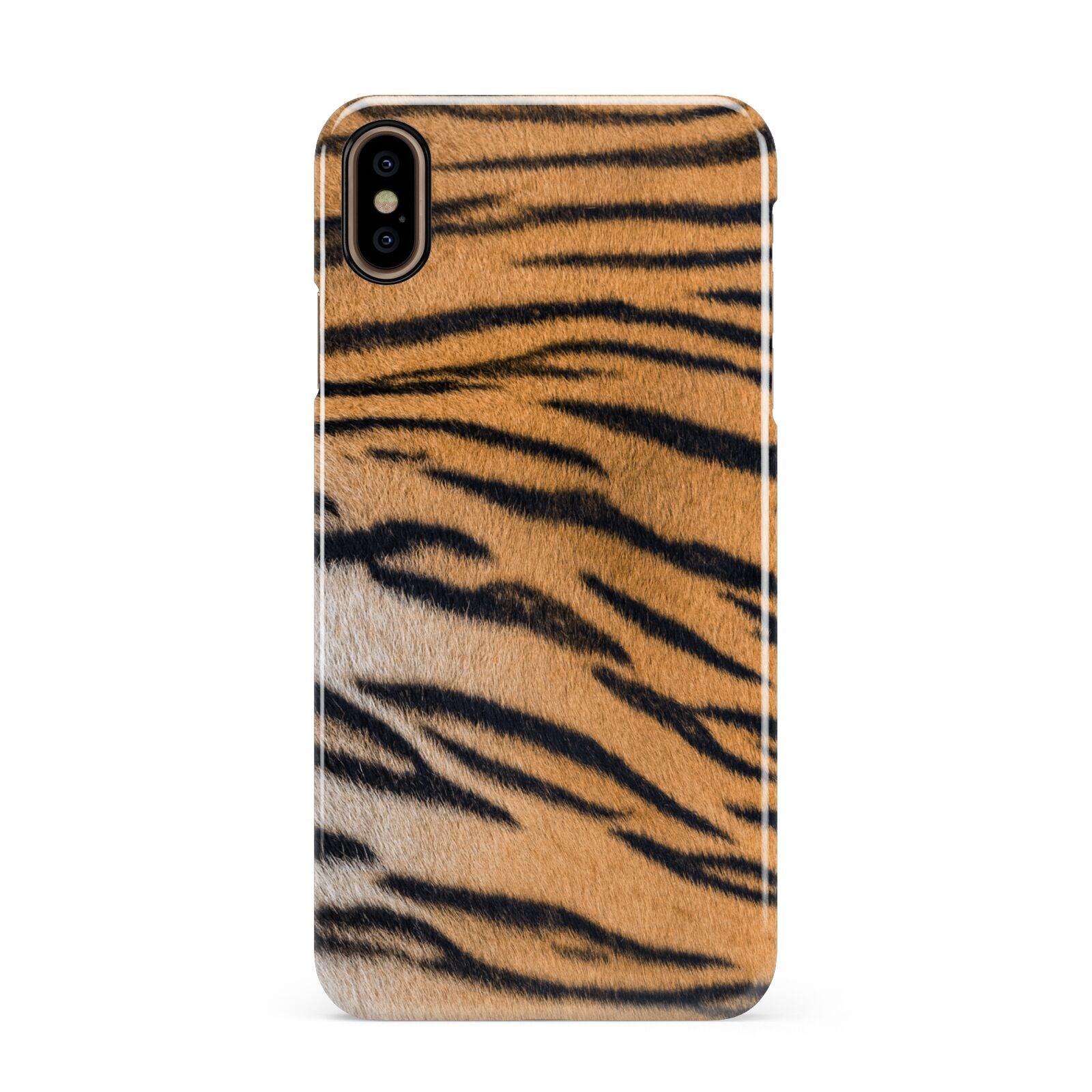 Tiger Print Apple iPhone Xs Max 3D Snap Case