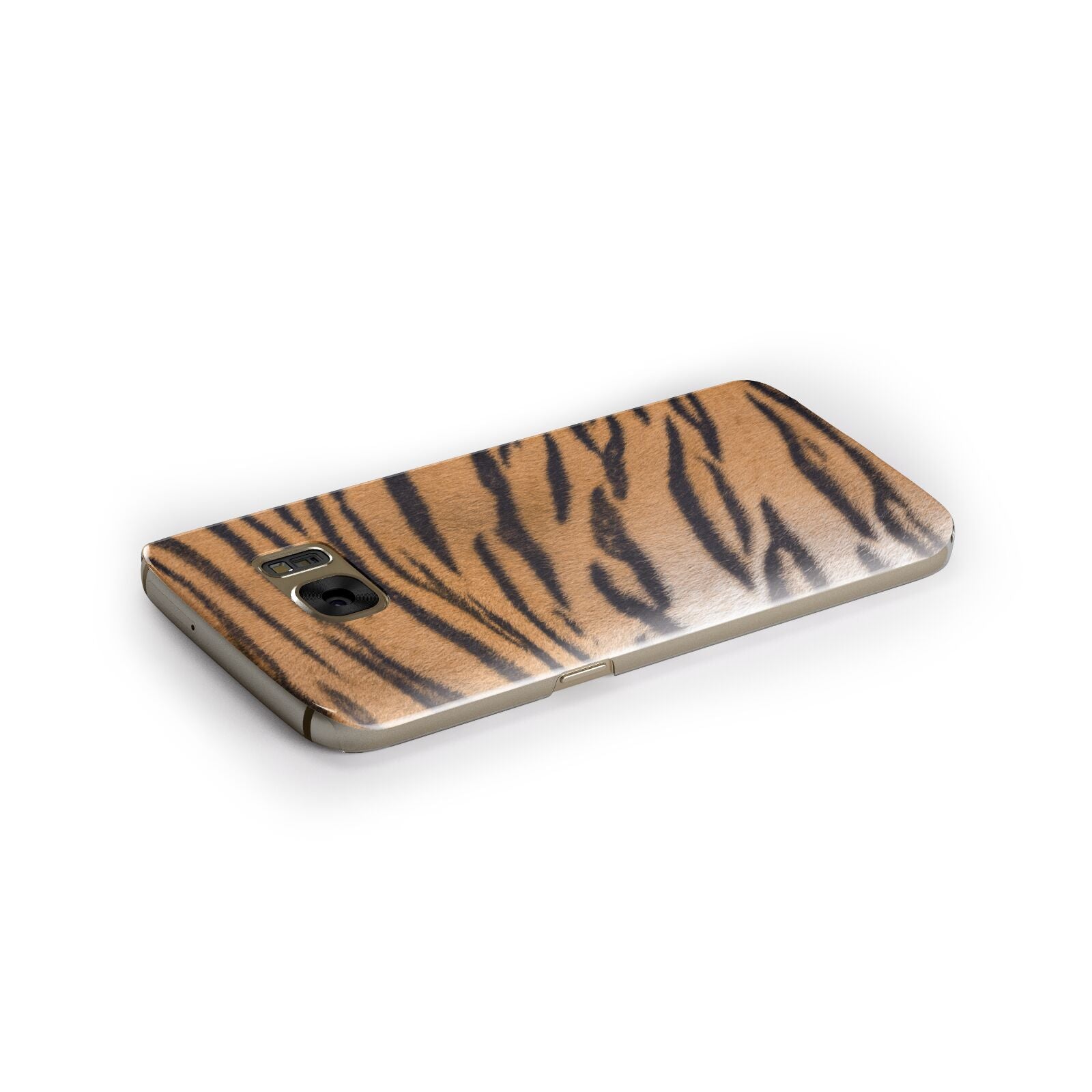 Tiger Print Samsung Galaxy Case Side Close Up