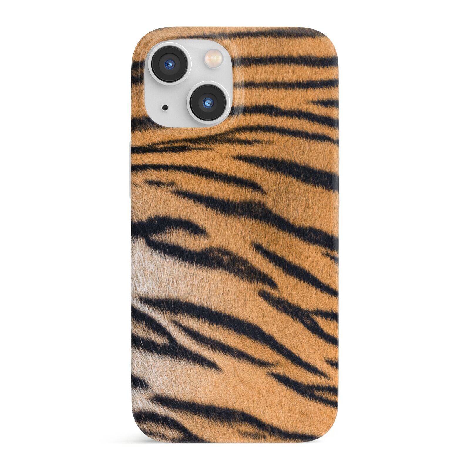 Tiger Print iPhone 13 Mini Full Wrap 3D Snap Case