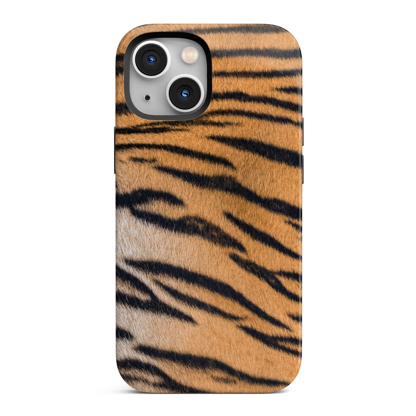 Tiger Print iPhone 13 Mini Full Wrap 3D Tough Case