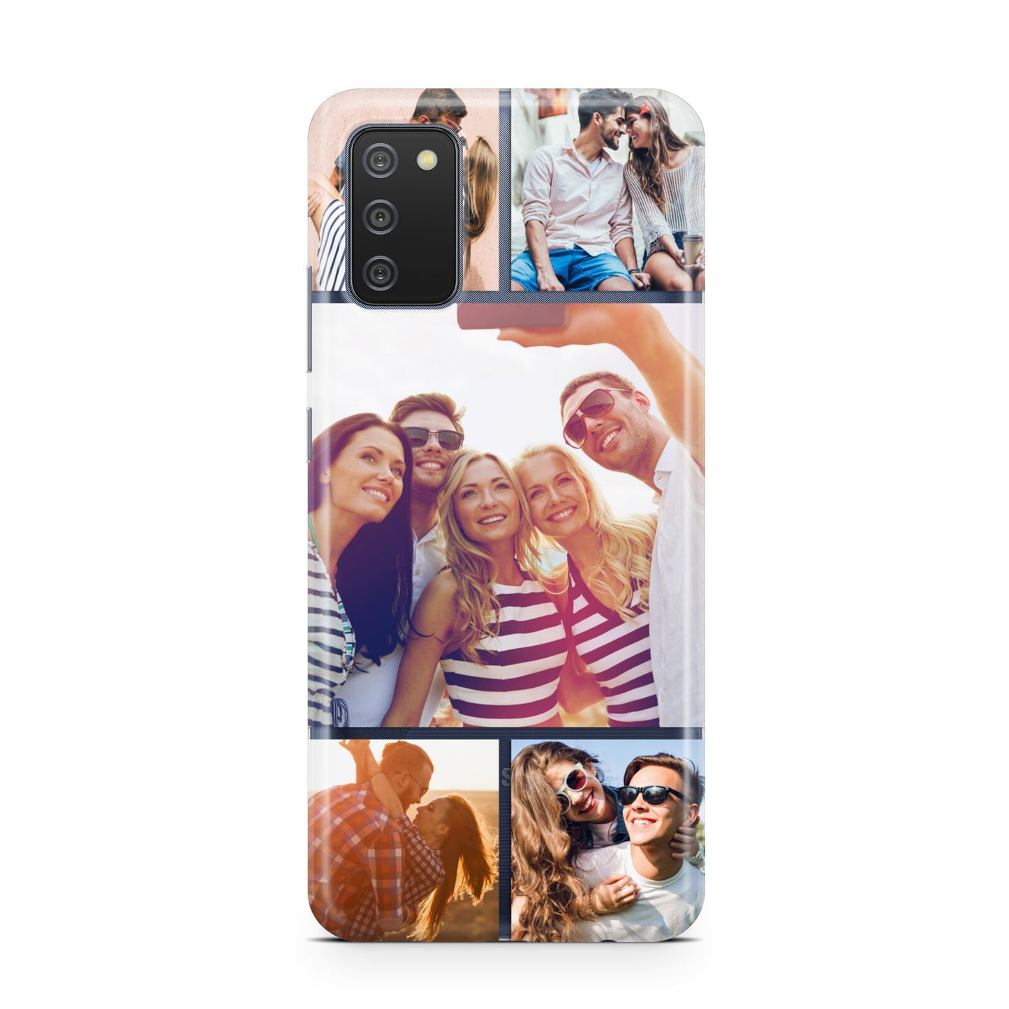 Tile Photo Collage Upload Samsung A02s Case