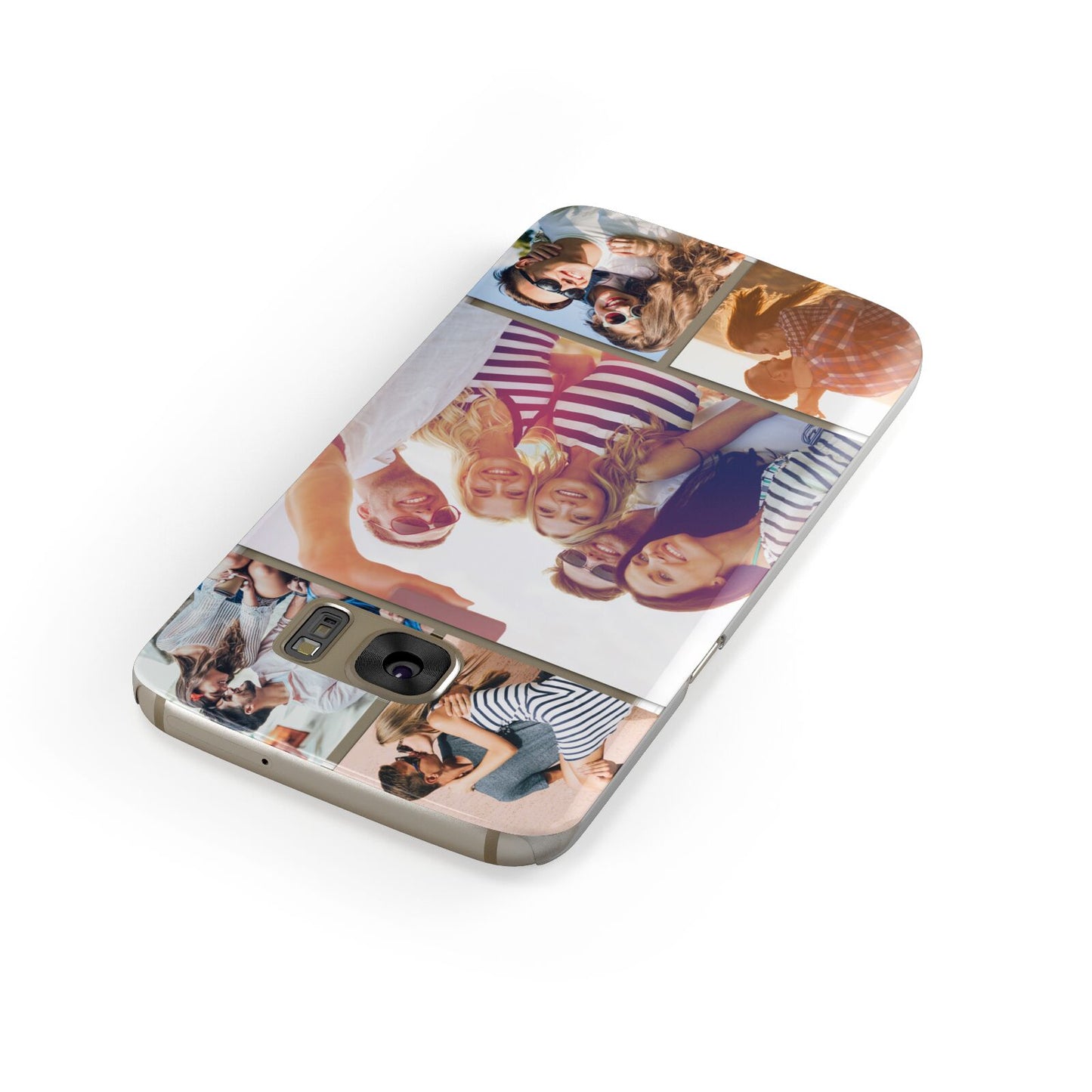 Tile Photo Collage Upload Samsung Galaxy Case Front Close Up