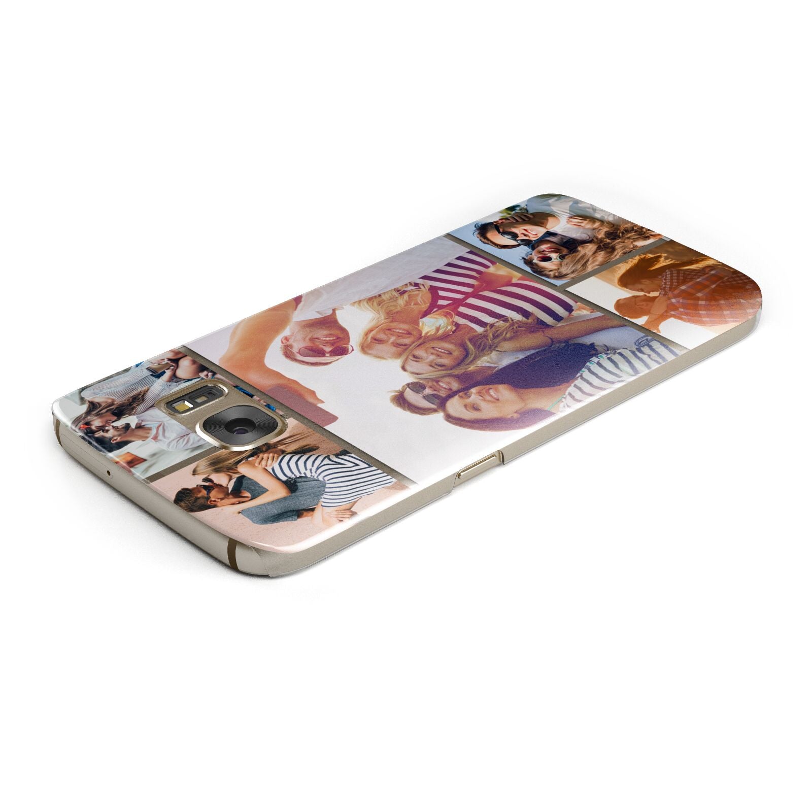 Tile Photo Collage Upload Samsung Galaxy Case Top Cutout