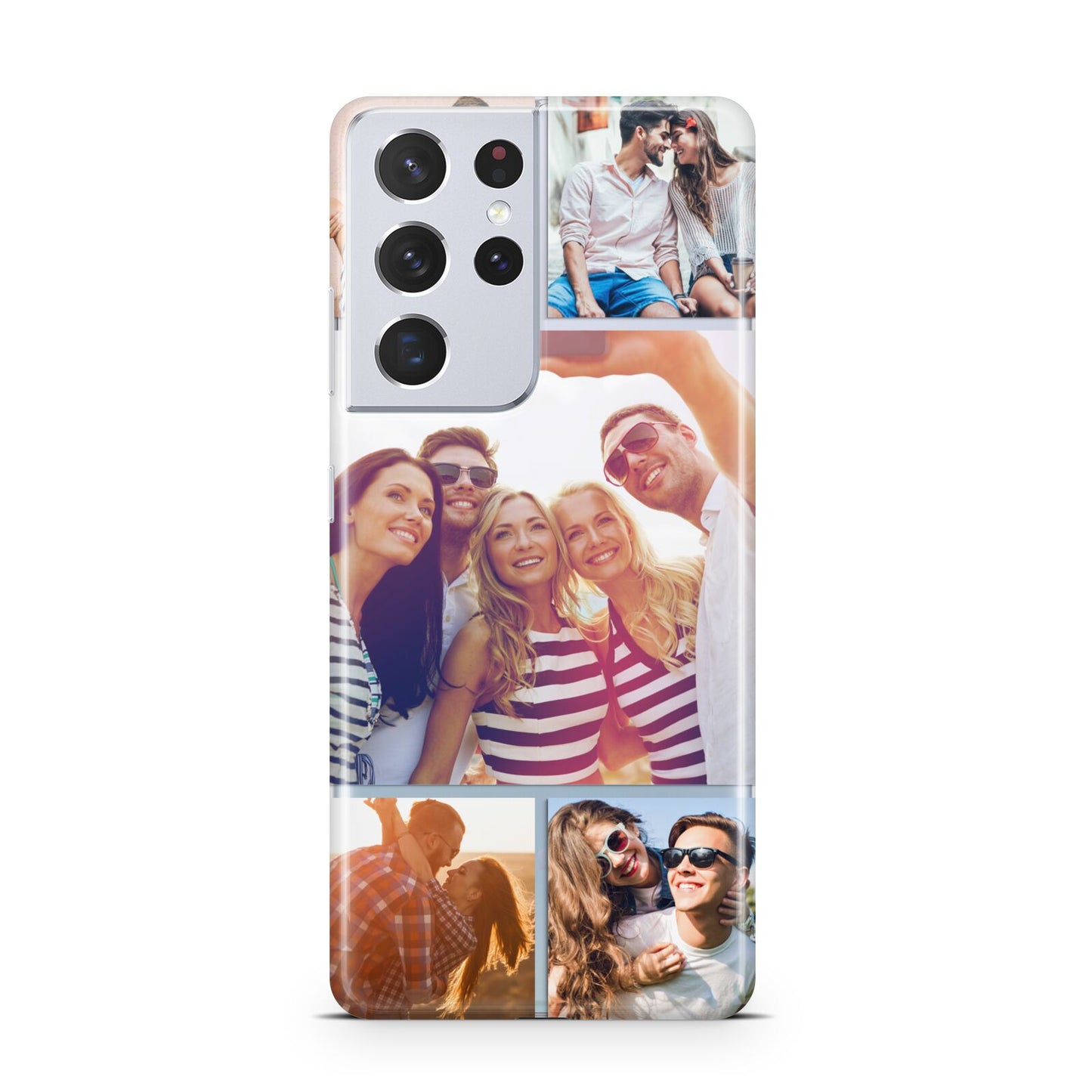 Tile Photo Collage Upload Samsung S21 Ultra Case