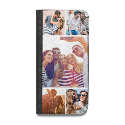 Tile Photo Collage Upload Vegan Leather Flip Samsung Case