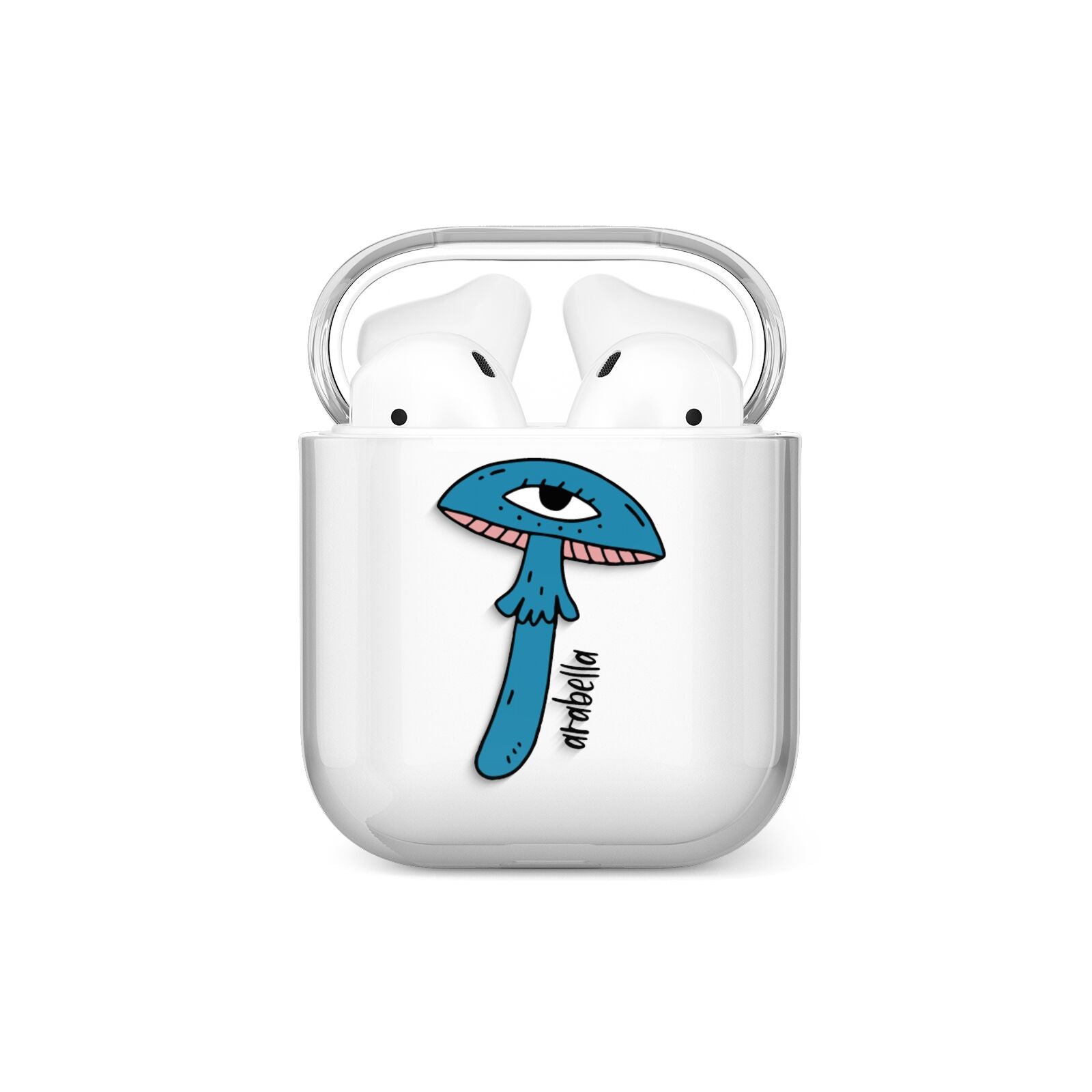 Toadstool Halloween Personalised AirPods Case