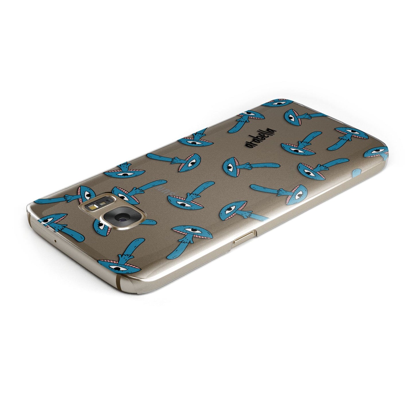 Toadstool Halloween Personalised Samsung Galaxy Case Top Cutout