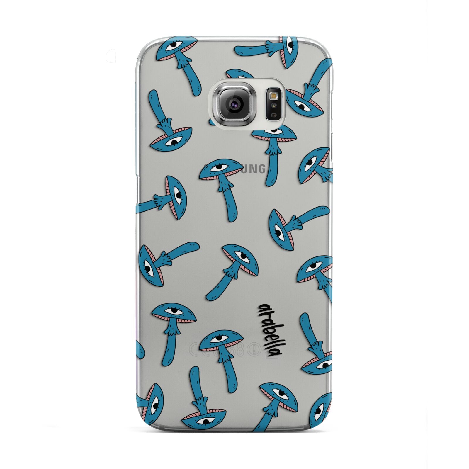 Toadstool Halloween Personalised Samsung Galaxy S6 Edge Case