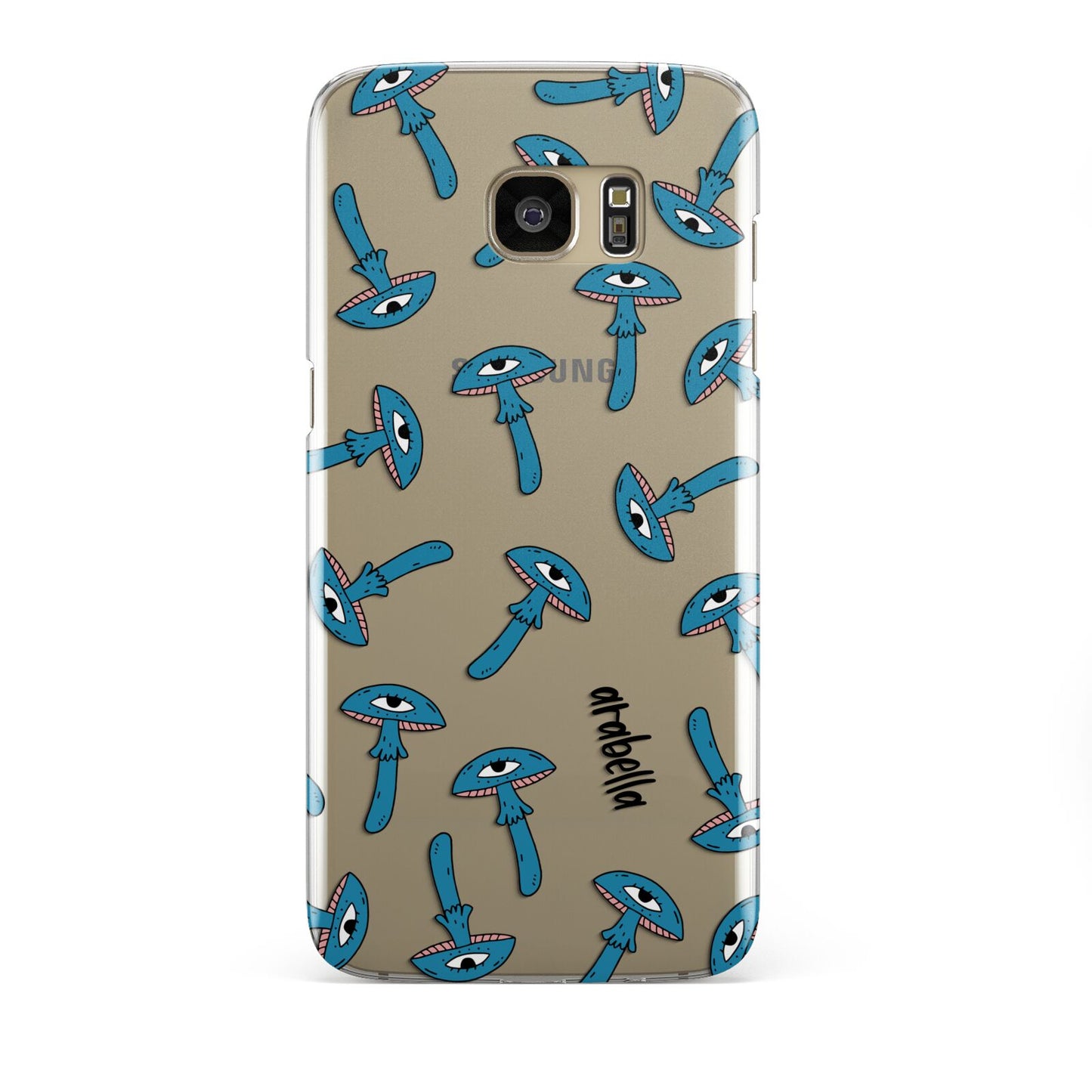 Toadstool Halloween Personalised Samsung Galaxy S7 Edge Case