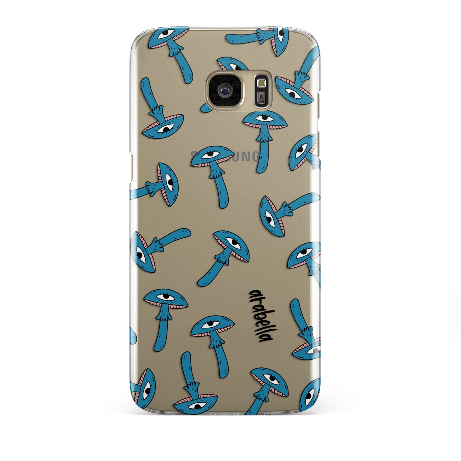 Toadstool Halloween Personalised Samsung Galaxy S7 Edge Case