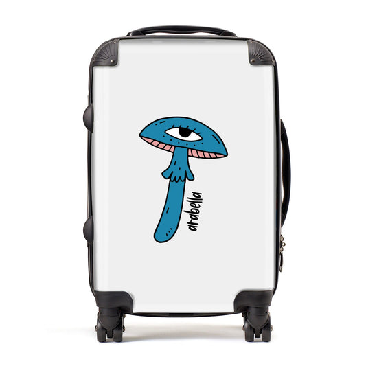 Toadstool Halloween Personalised Suitcase