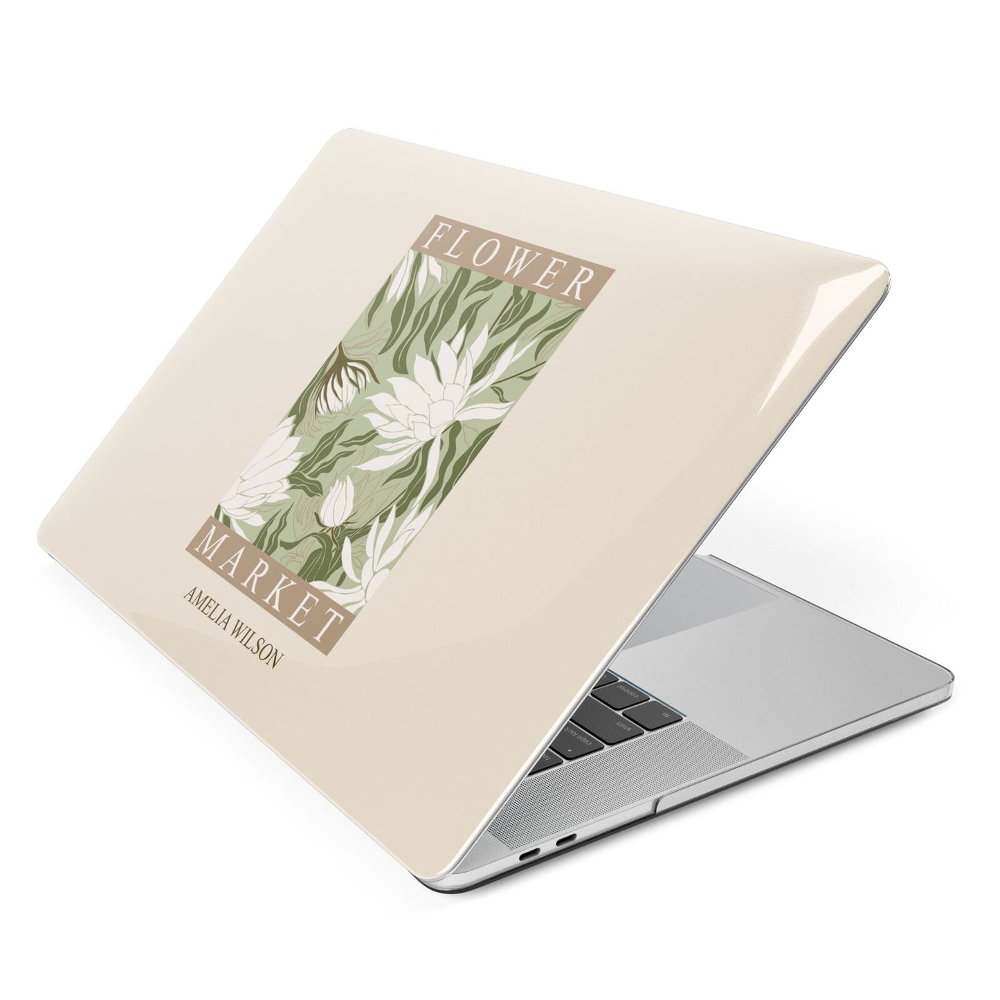 Tokyo Flower Market Apple MacBook Case Side View