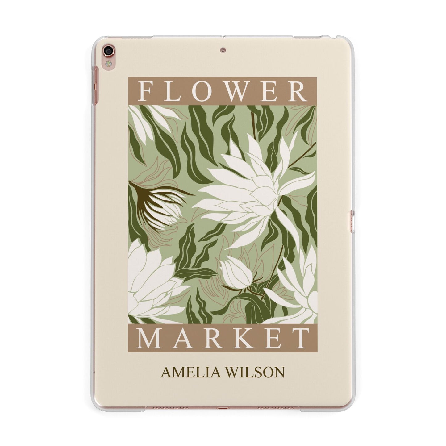 Tokyo Flower Market Apple iPad Rose Gold Case