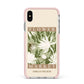 Tokyo Flower Market Apple iPhone Xs Max Impact Case Pink Edge on Silver Phone