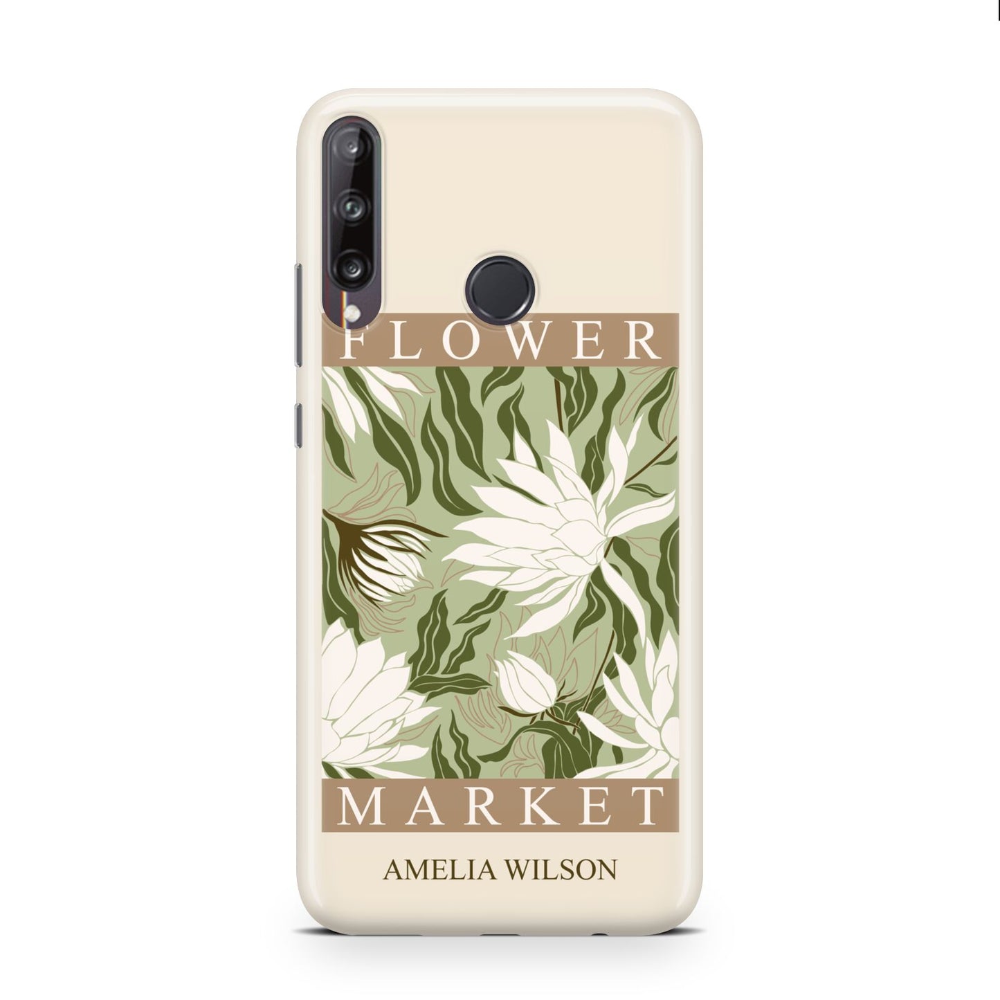 Tokyo Flower Market Huawei P40 Lite E Phone Case