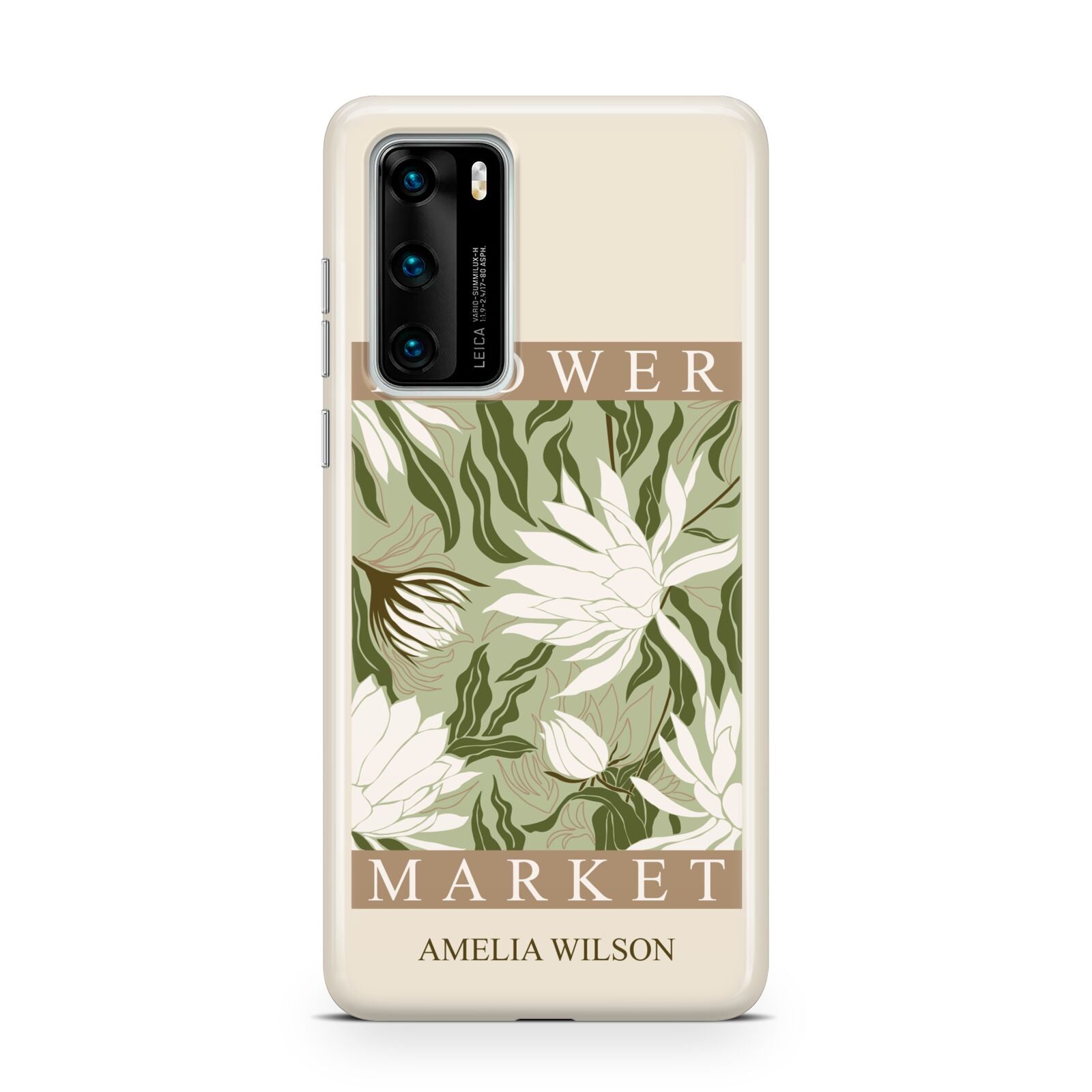 Tokyo Flower Market Huawei P40 Phone Case