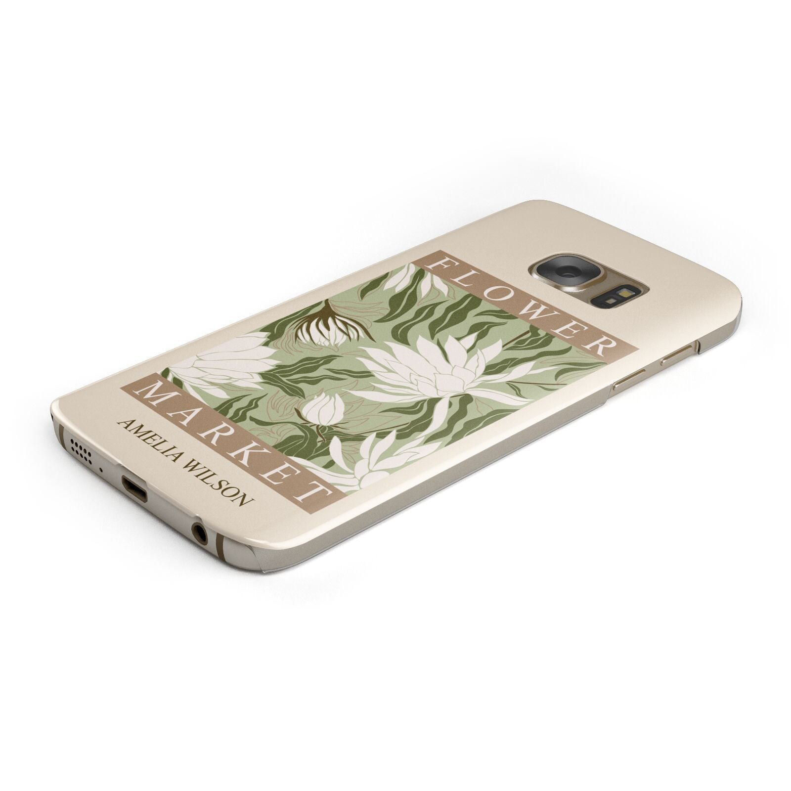 Tokyo Flower Market Protective Samsung Galaxy Case Angled Image