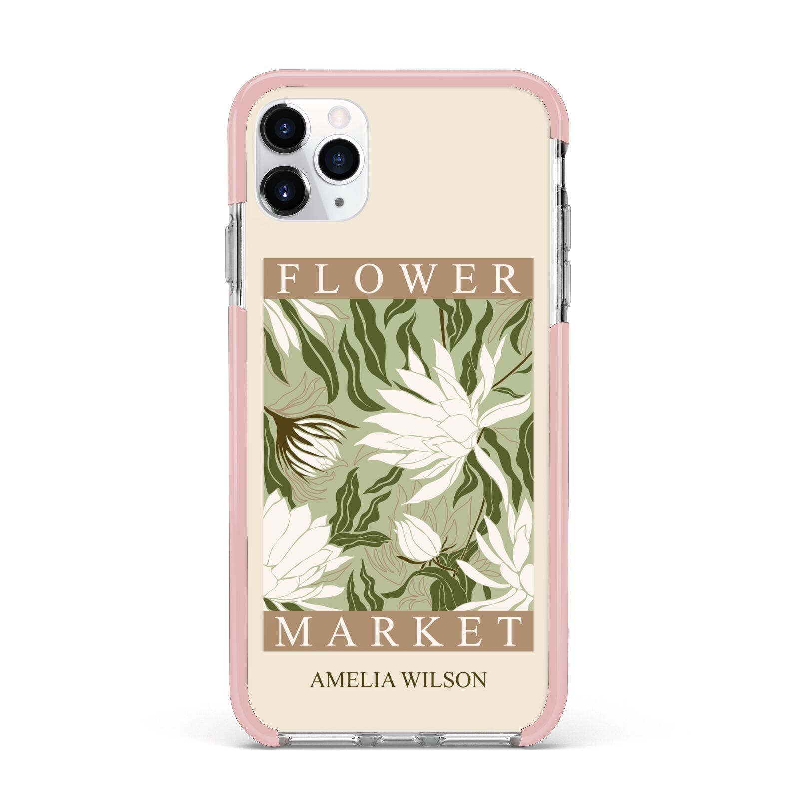 Tokyo Flower Market iPhone 11 Pro Max Impact Pink Edge Case