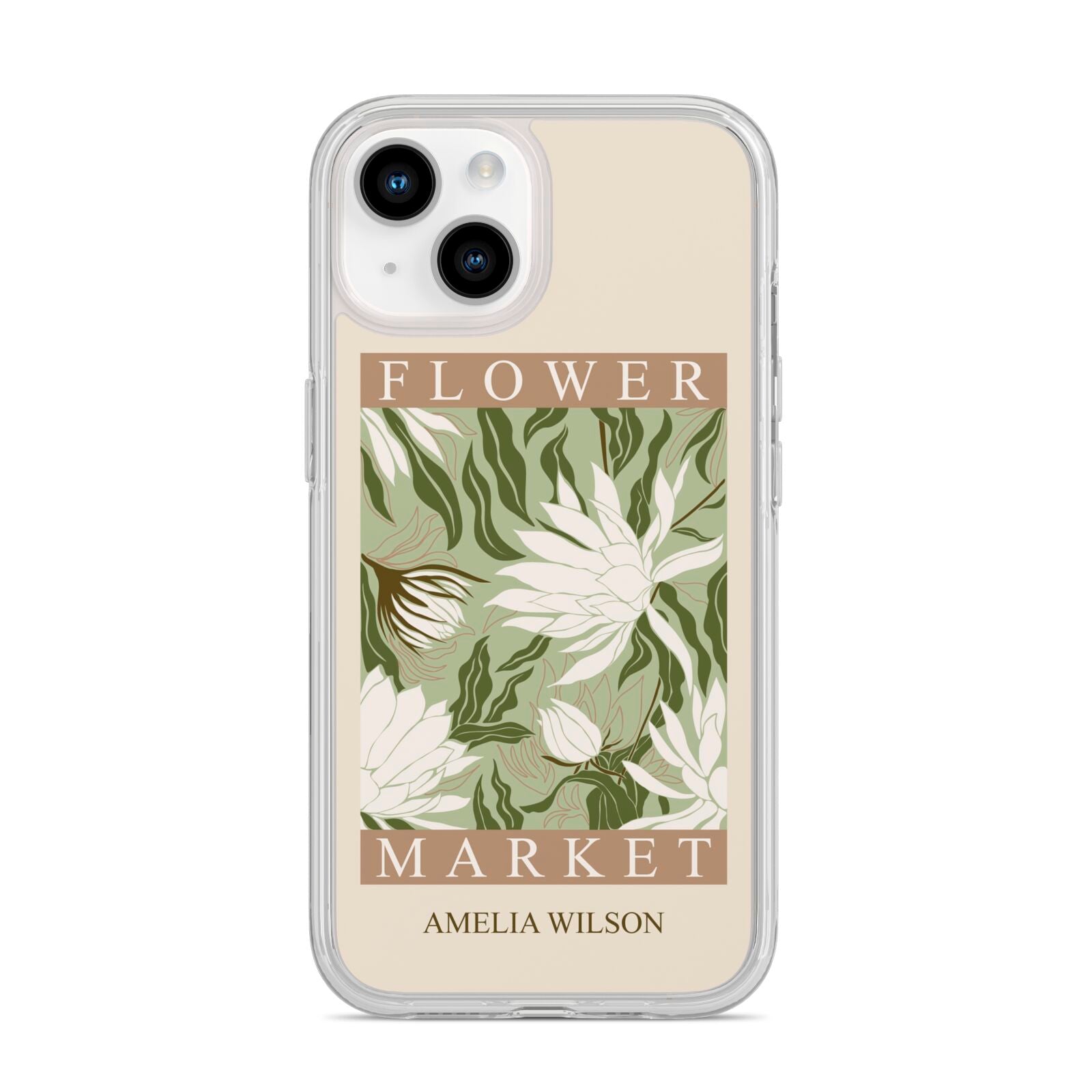 Tokyo Flower Market iPhone 14 Clear Tough Case Starlight