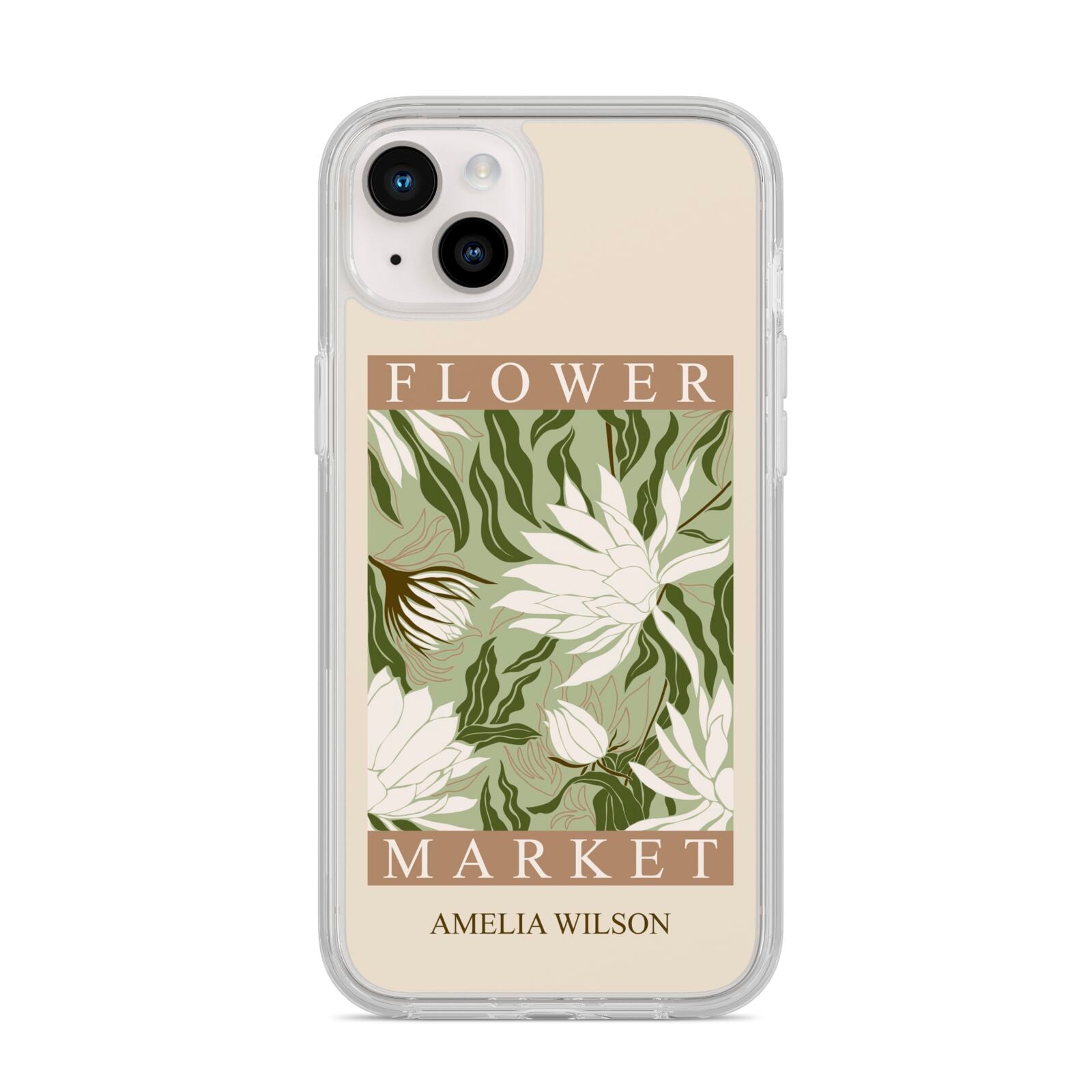 Tokyo Flower Market iPhone 14 Plus Clear Tough Case Starlight