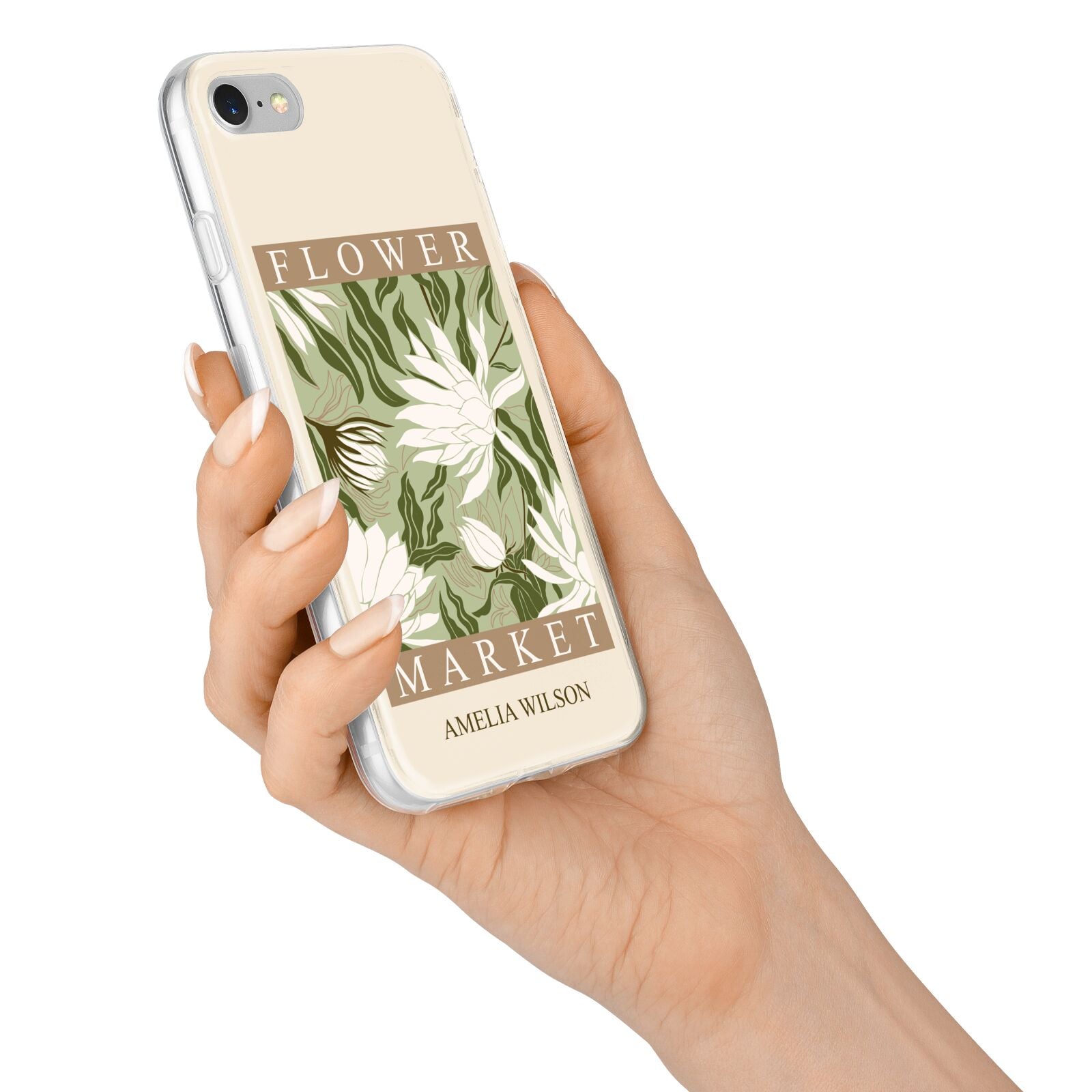 Tokyo Flower Market iPhone 7 Bumper Case on Silver iPhone Alternative Image