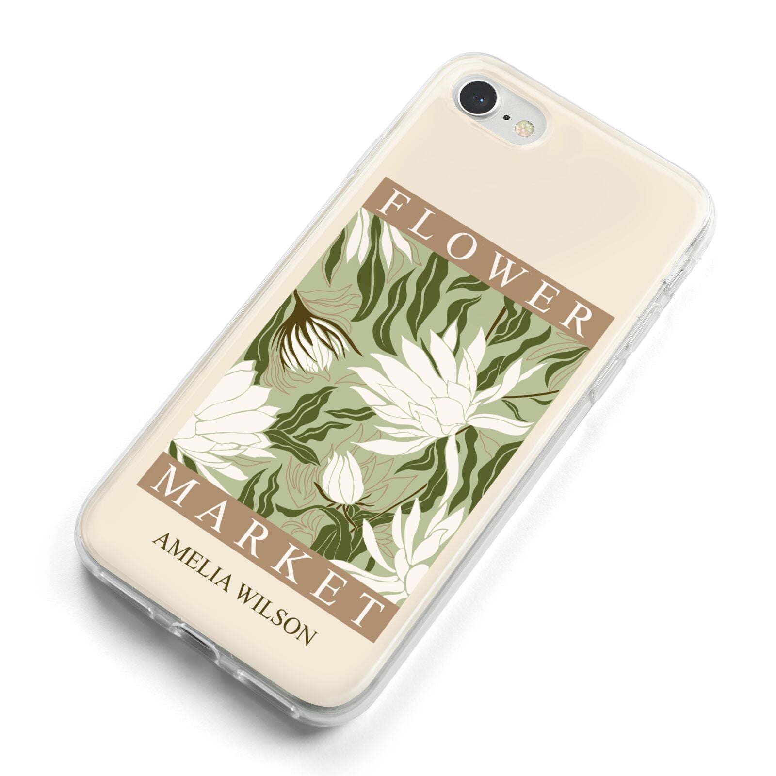 Tokyo Flower Market iPhone 8 Bumper Case on Silver iPhone Alternative Image