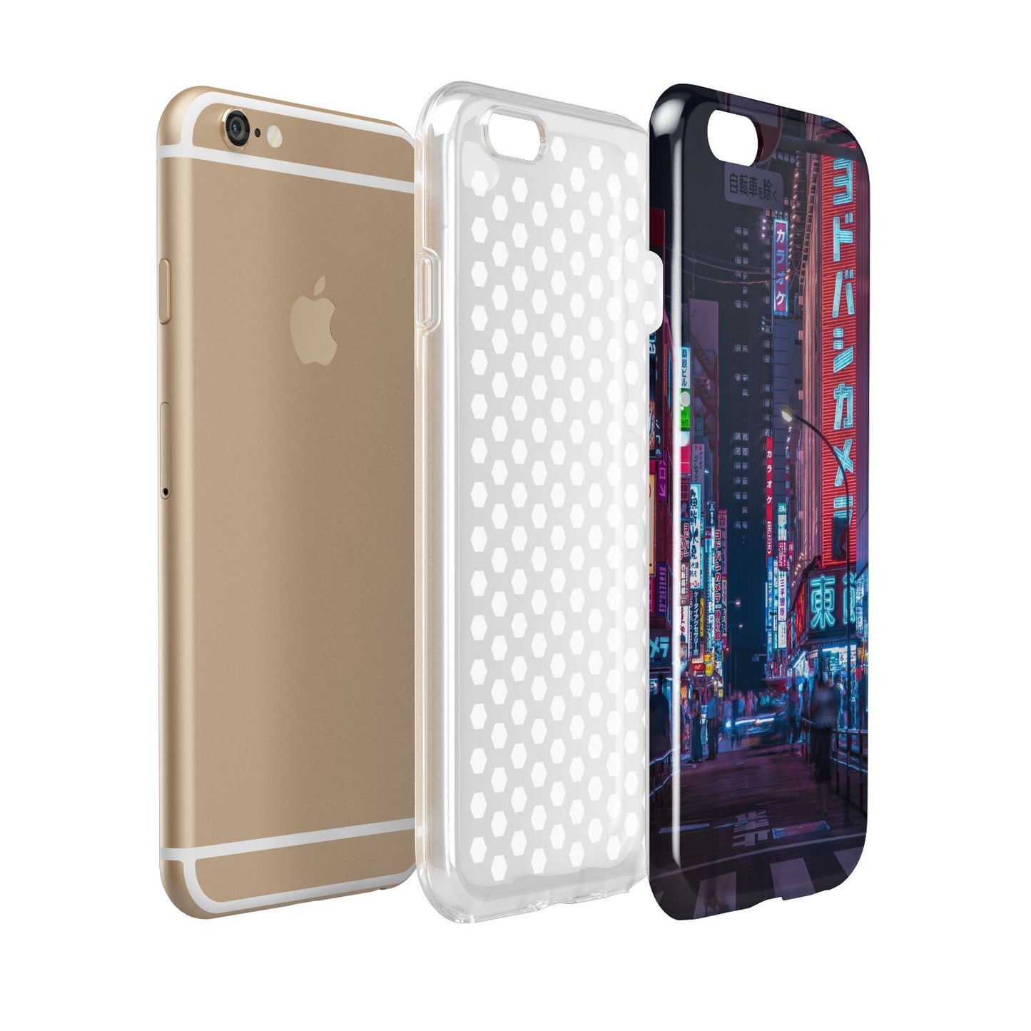 Tokyo Neon City Apple iPhone 6 3D Tough Case Expanded view