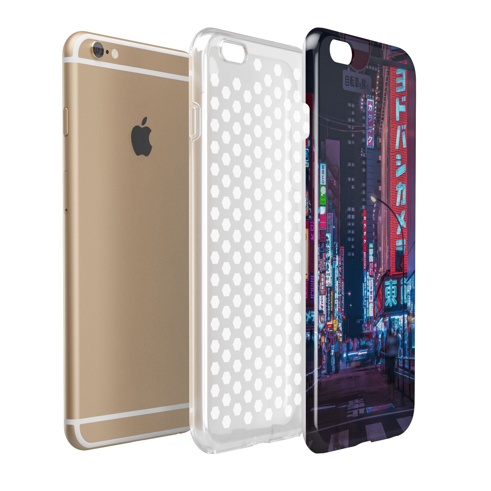 Tokyo Neon City Apple iPhone 6 Plus 3D Tough Case Expand Detail Image