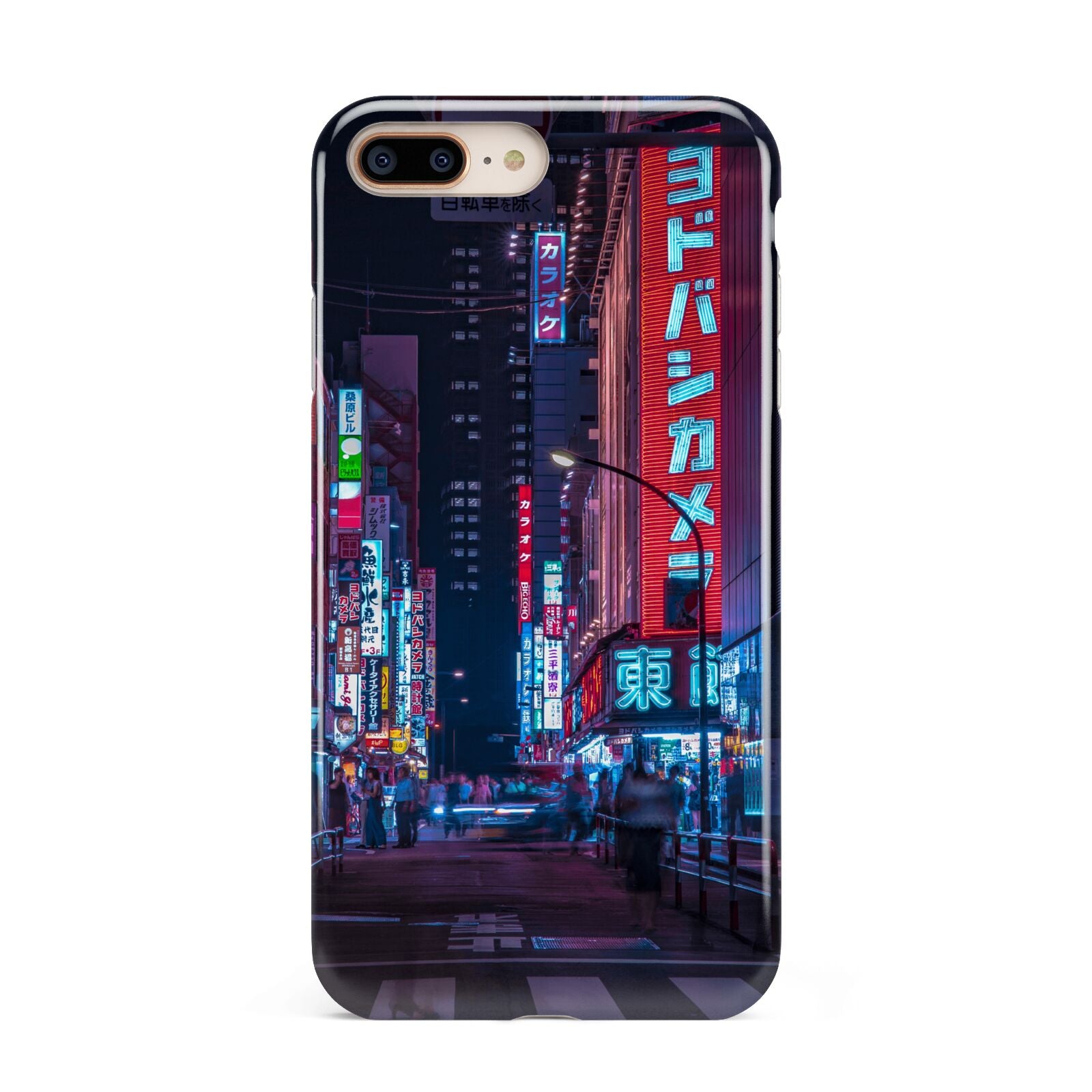 Tokyo Neon City Apple iPhone 7 8 Plus 3D Tough Case