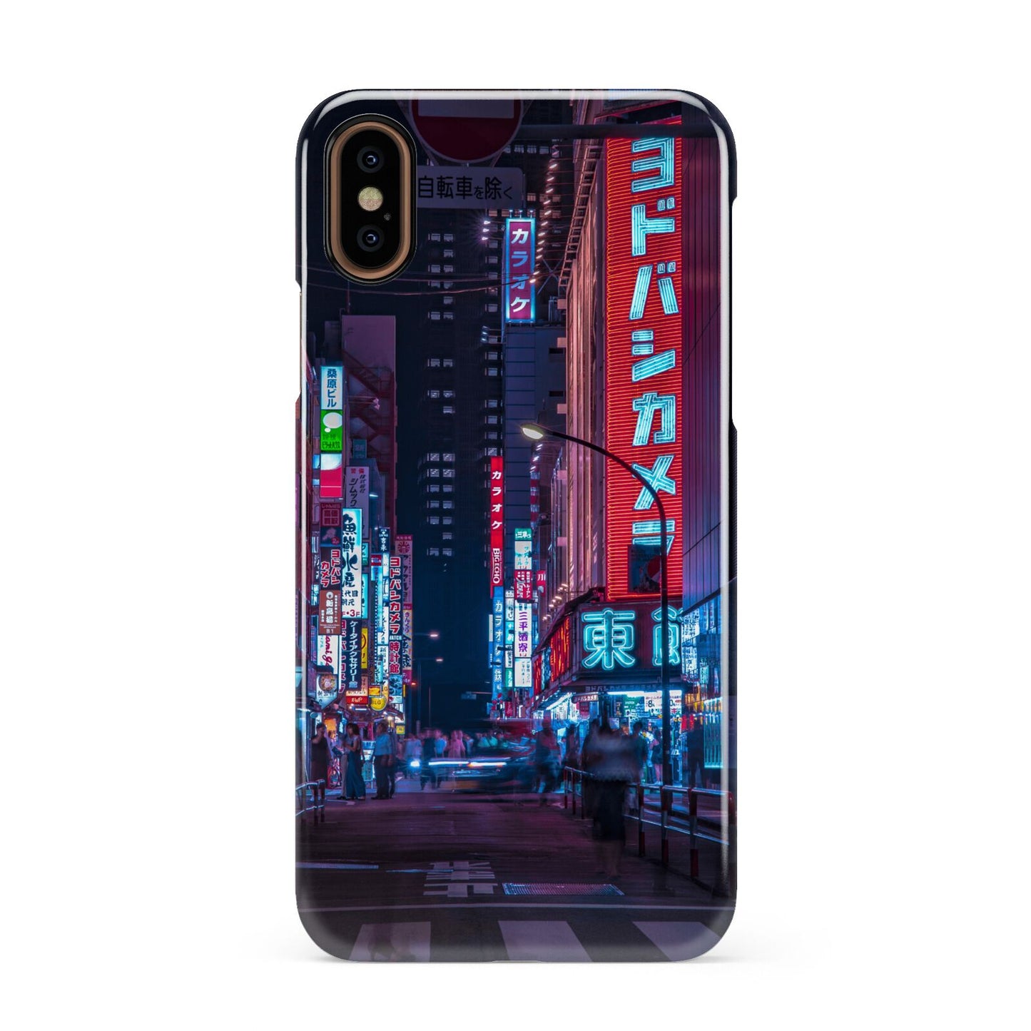 Tokyo Neon City Apple iPhone XS 3D Snap Case