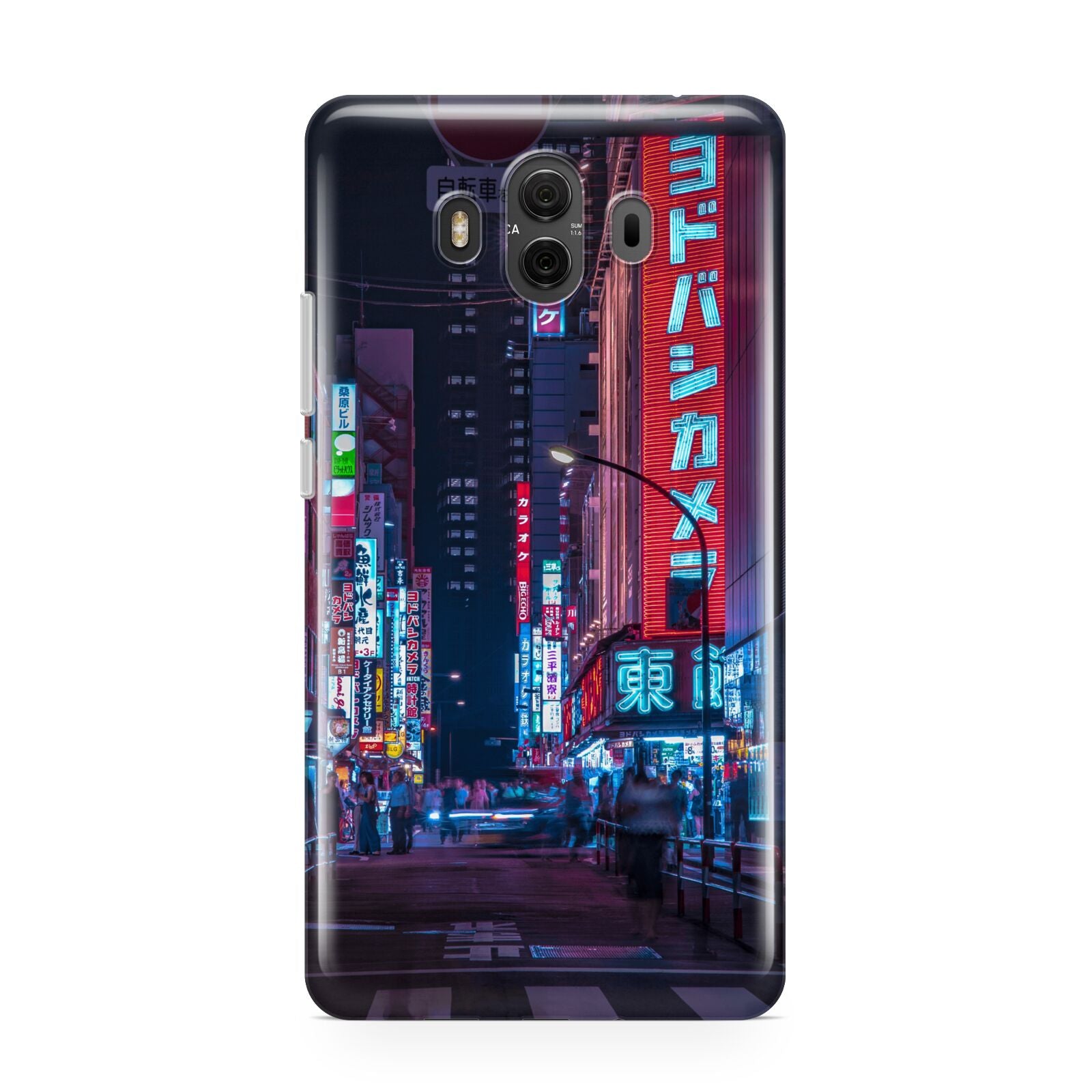 Tokyo Neon City Huawei Mate 10 Protective Phone Case