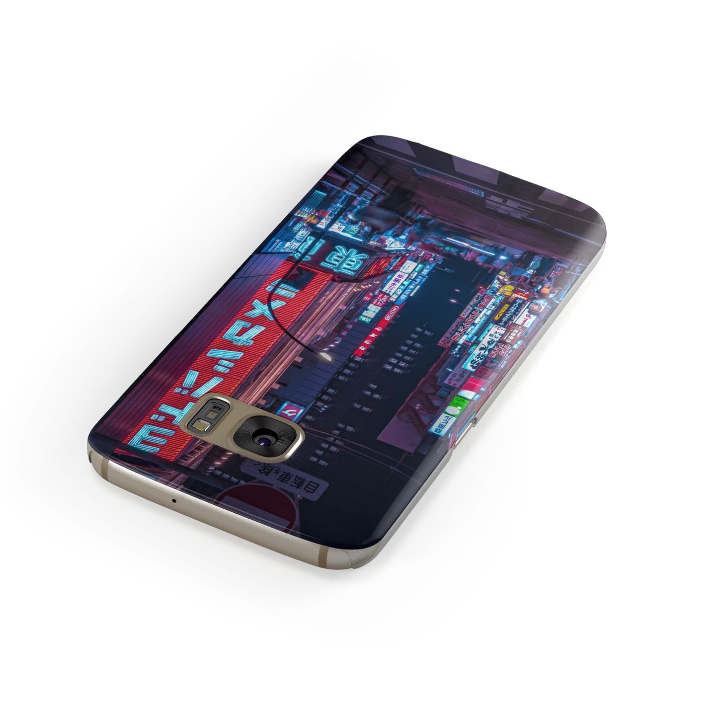 Tokyo Neon City Samsung Galaxy Case Front Close Up