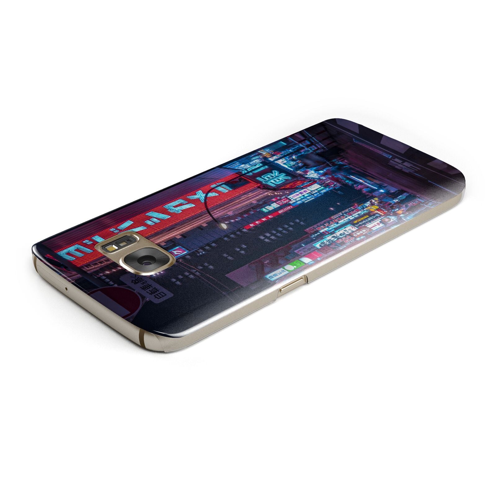 Tokyo Neon City Samsung Galaxy Case Top Cutout