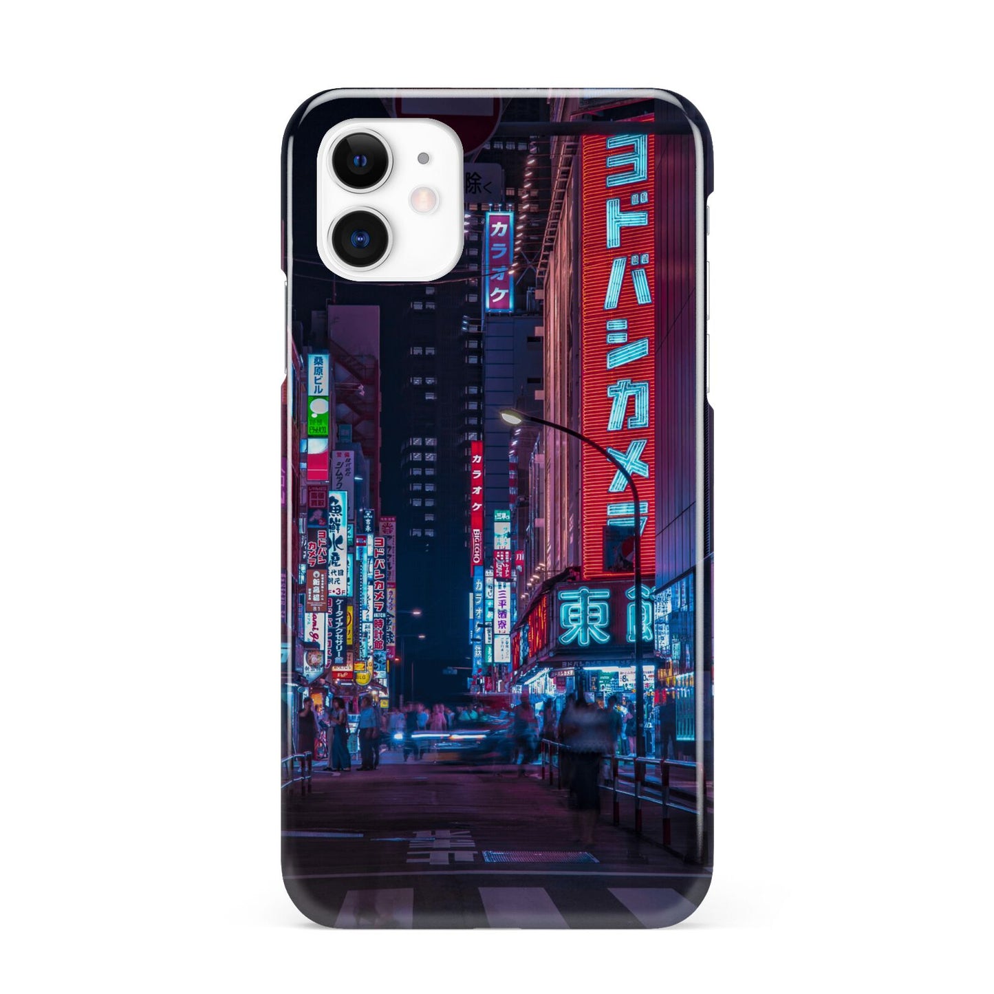 Tokyo Neon City iPhone 11 3D Snap Case