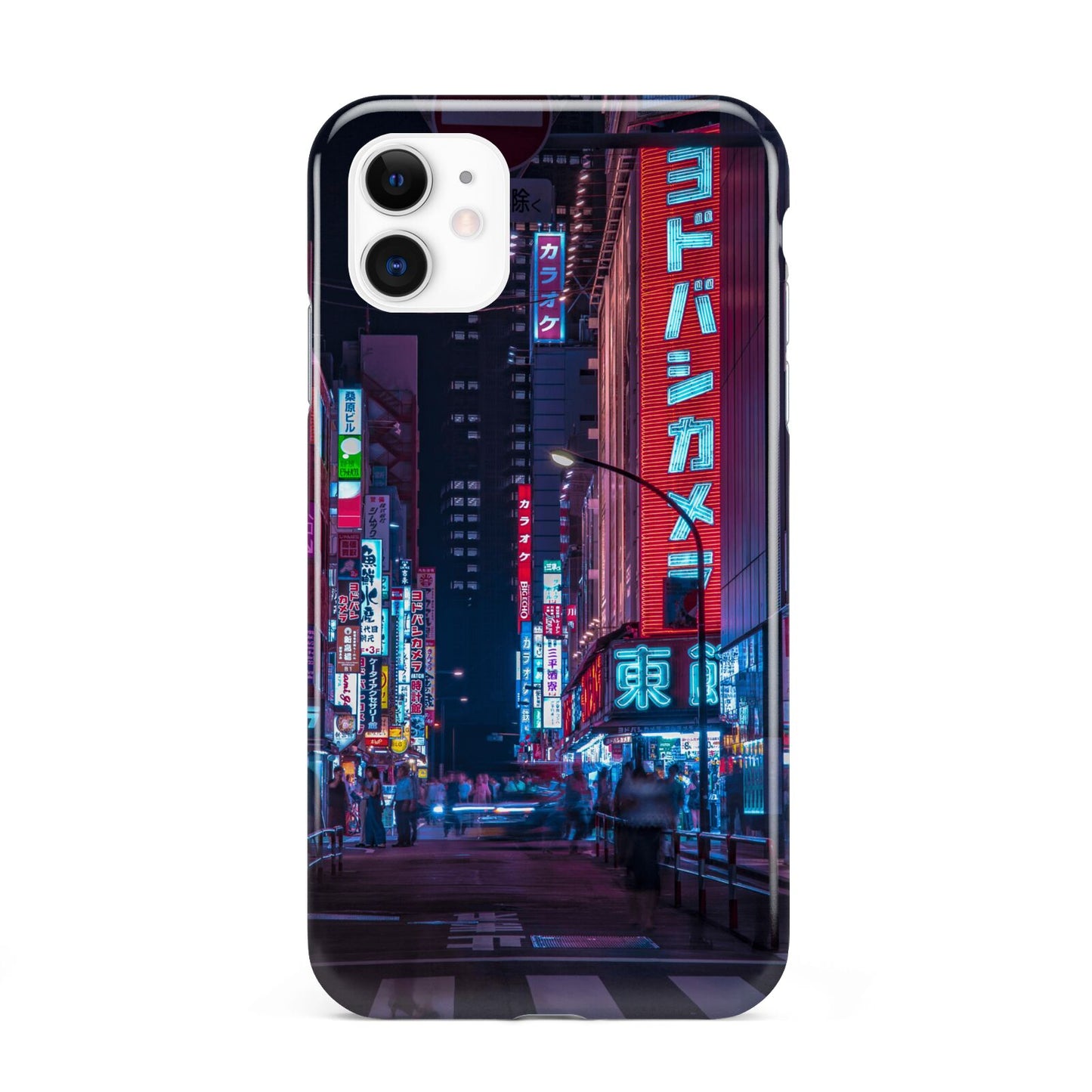 Tokyo Neon City iPhone 11 3D Tough Case