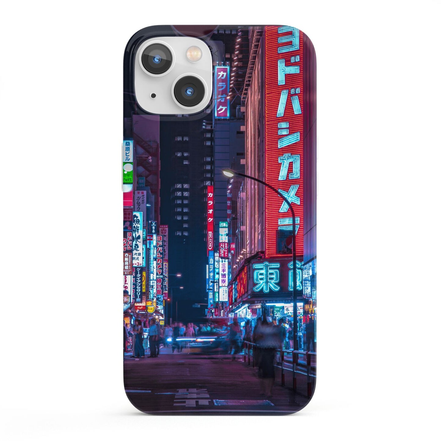 Tokyo Neon City iPhone 13 Full Wrap 3D Snap Case