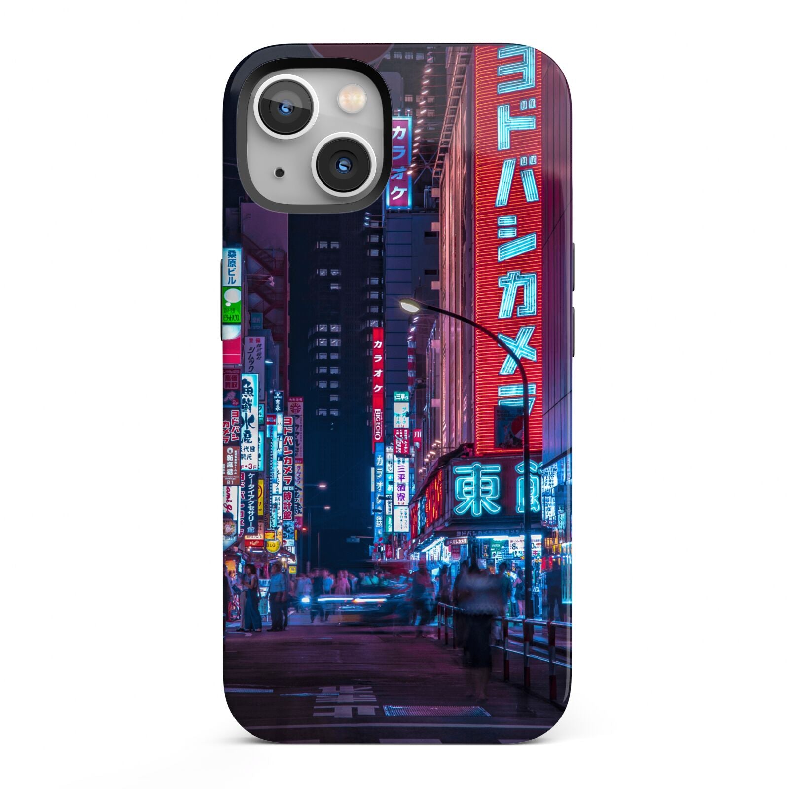 Tokyo Neon City iPhone 13 Full Wrap 3D Tough Case