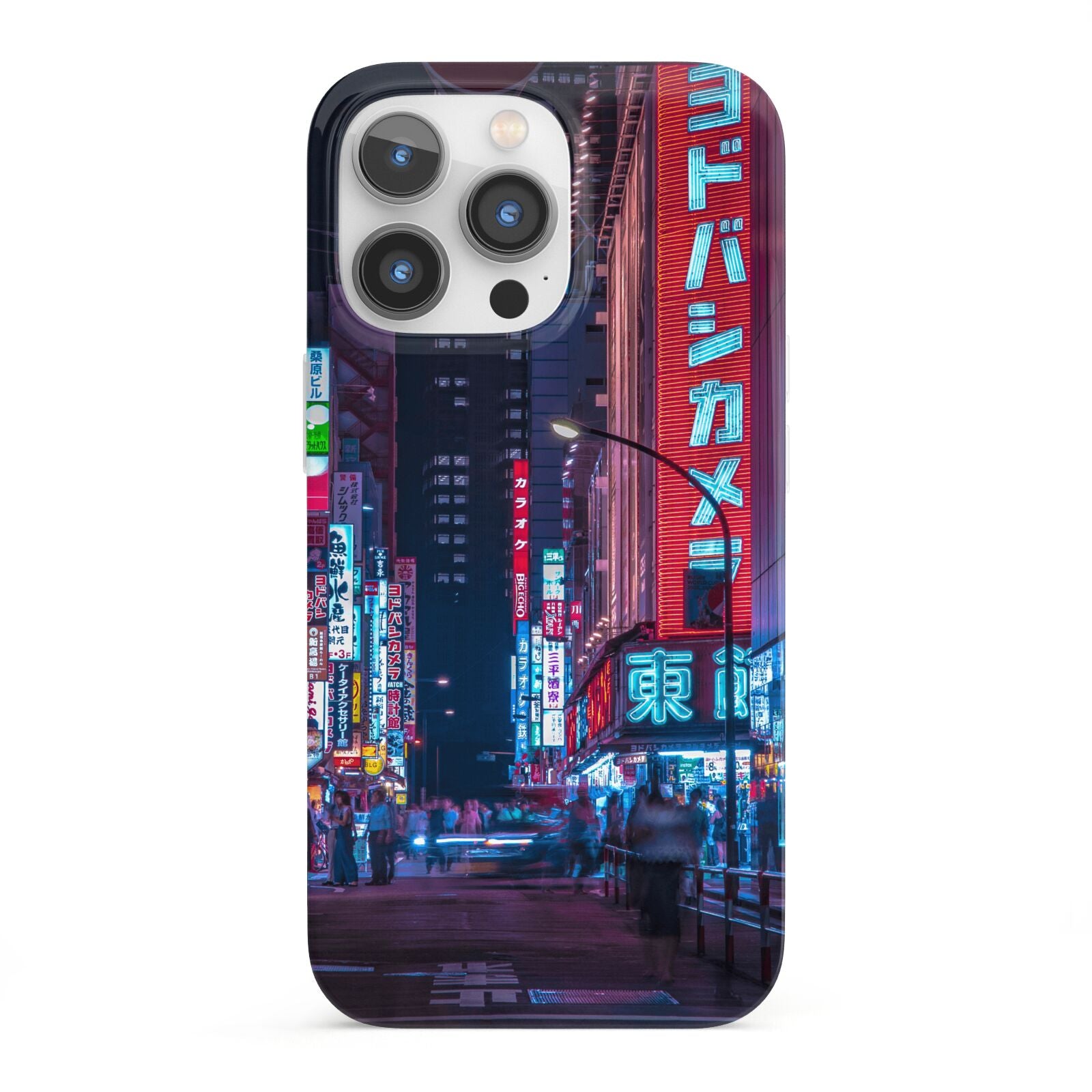 Tokyo Neon City iPhone 13 Pro Full Wrap 3D Snap Case